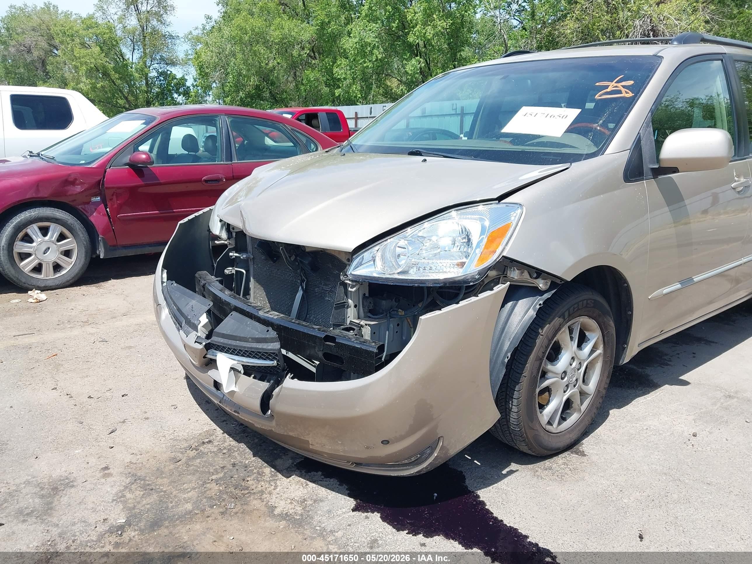 2004 Toyota Sienna Xle Limited Champagne vin: 5TDBA22C94S024647