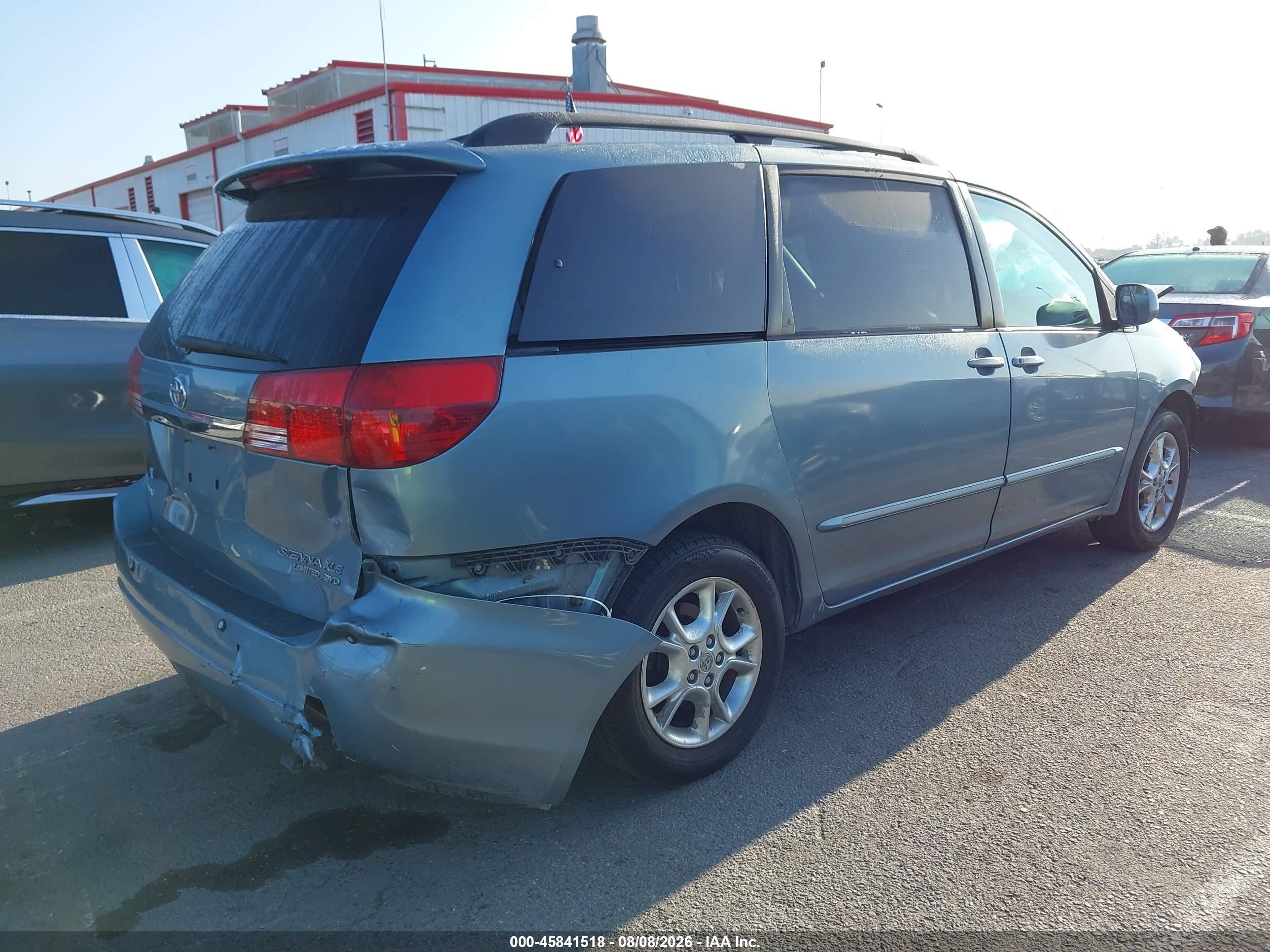 2004 Toyota Sienna Xle Limited Light Blue vin: 5TDBA22C94S028133