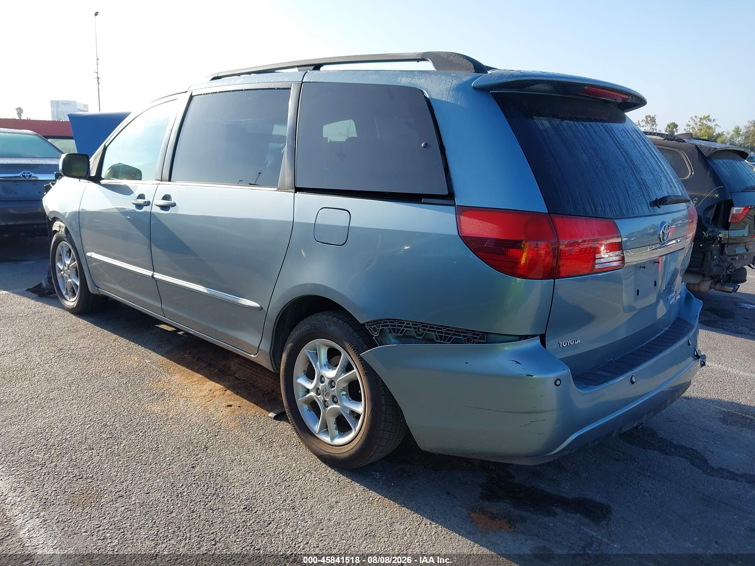 2004 Toyota Sienna Xle Limited Light Blue vin: 5TDBA22C94S028133