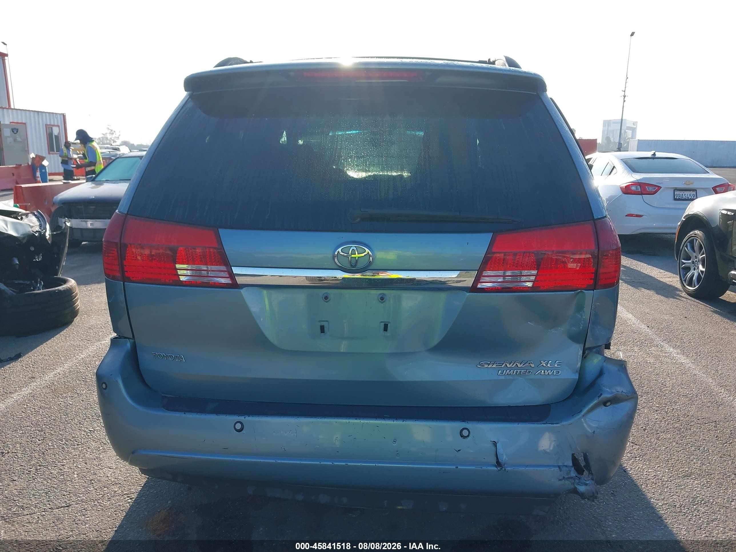 2004 Toyota Sienna Xle Limited Light Blue vin: 5TDBA22C94S028133