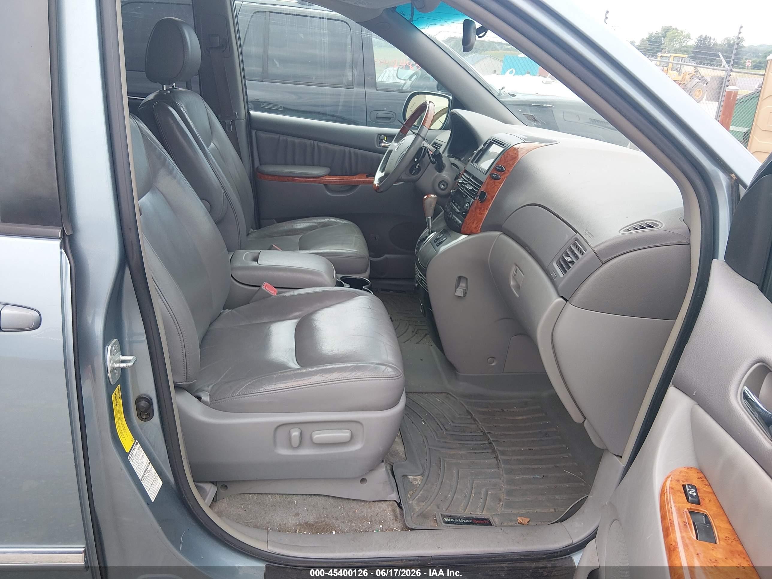 2006 Toyota Sienna Xle Limited Blue vin: 5TDBA22C96S057554