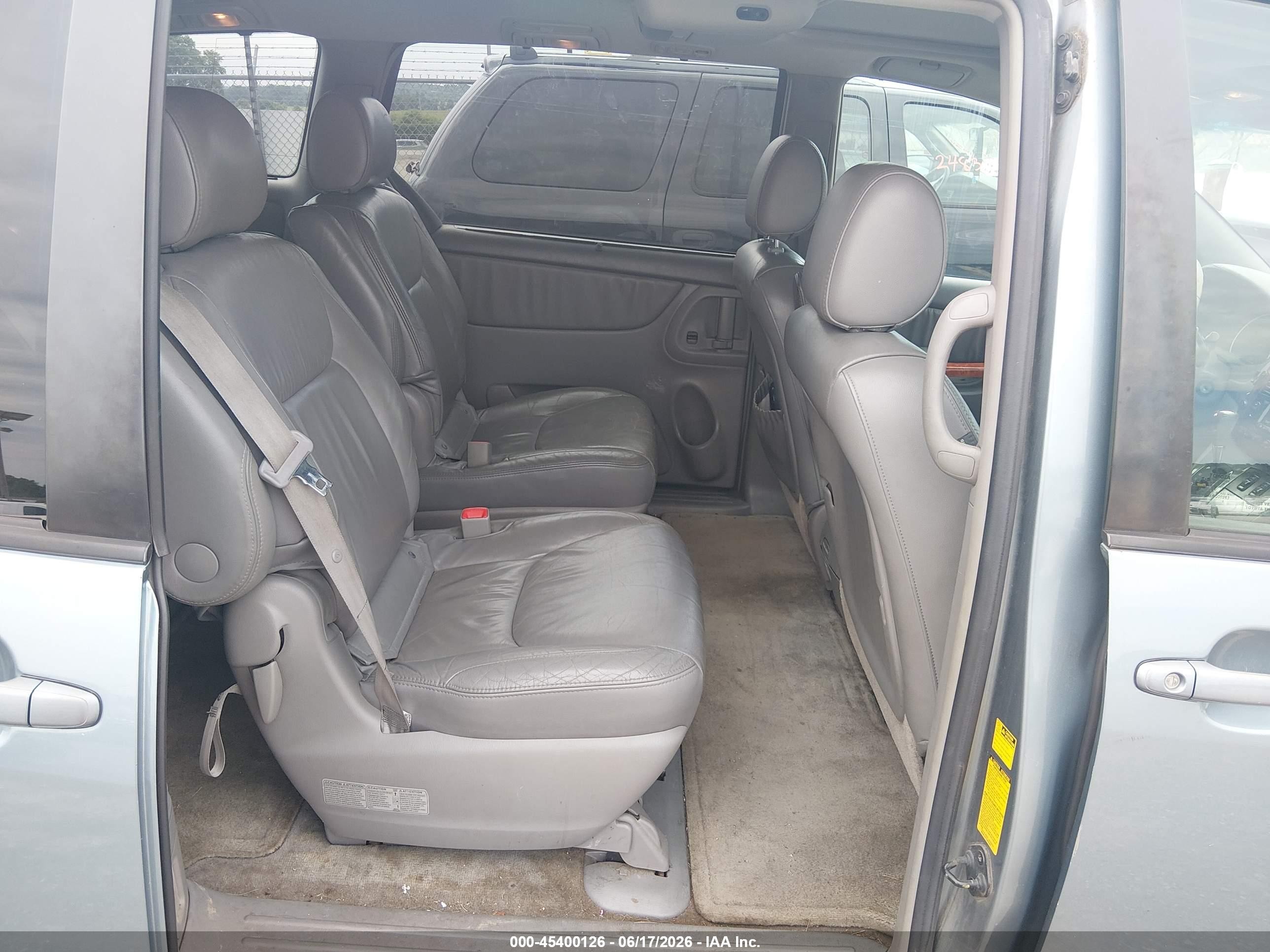2006 Toyota Sienna Xle Limited Blue vin: 5TDBA22C96S057554