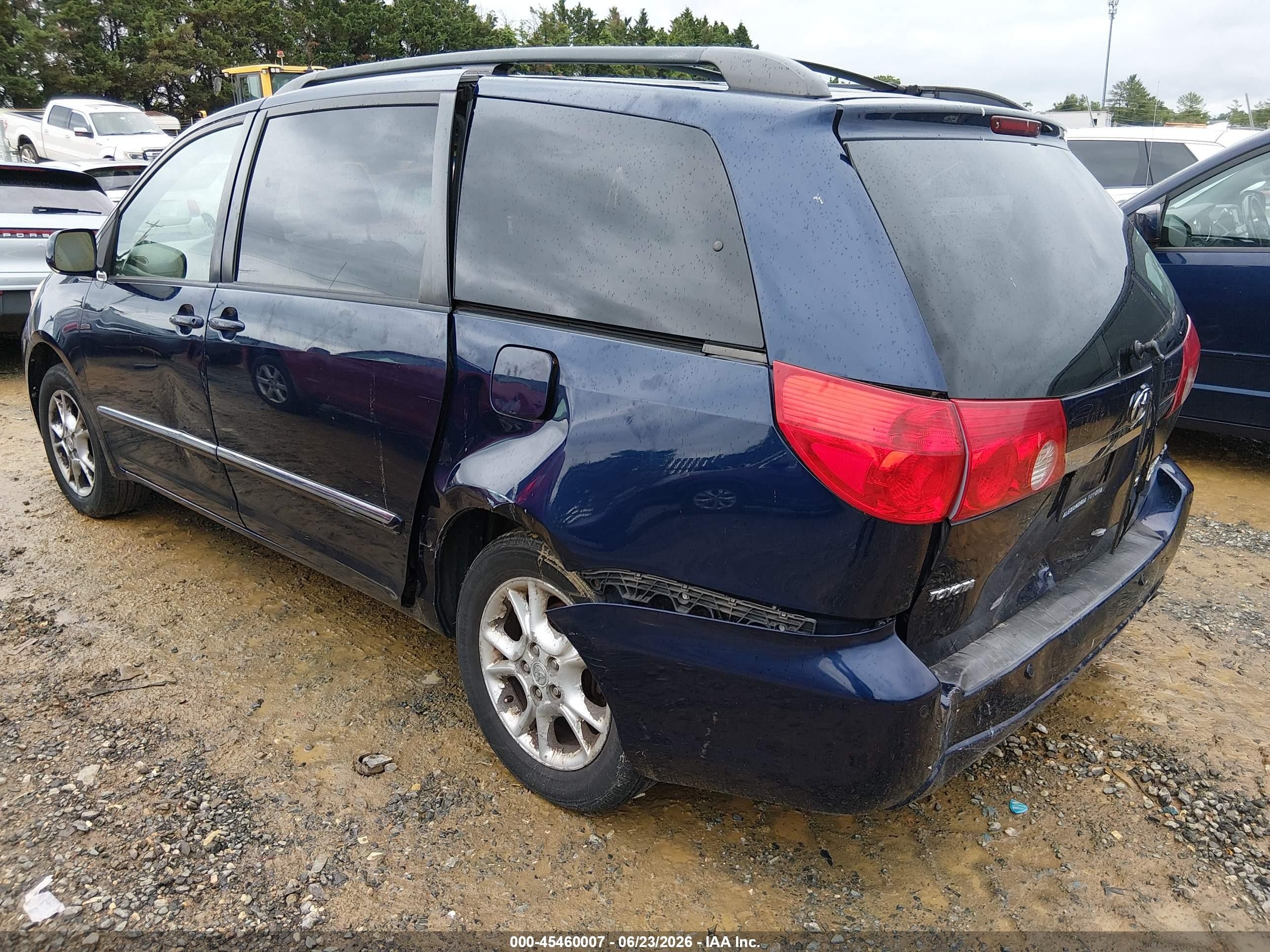 2006 Toyota Sienna Xle Limited Blue vin: 5TDBA22C96S064097