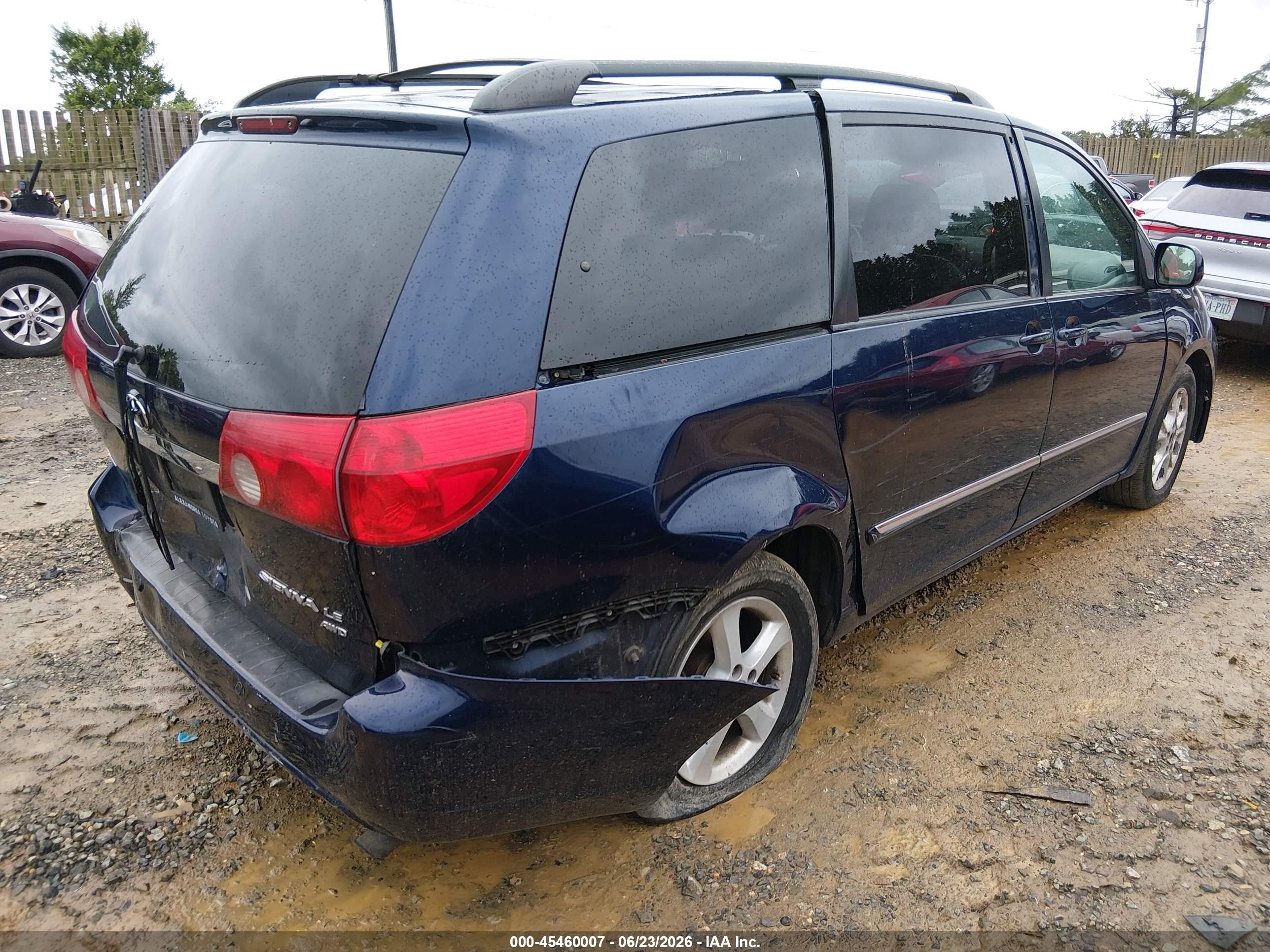 2006 Toyota Sienna Xle Limited Blue vin: 5TDBA22C96S064097