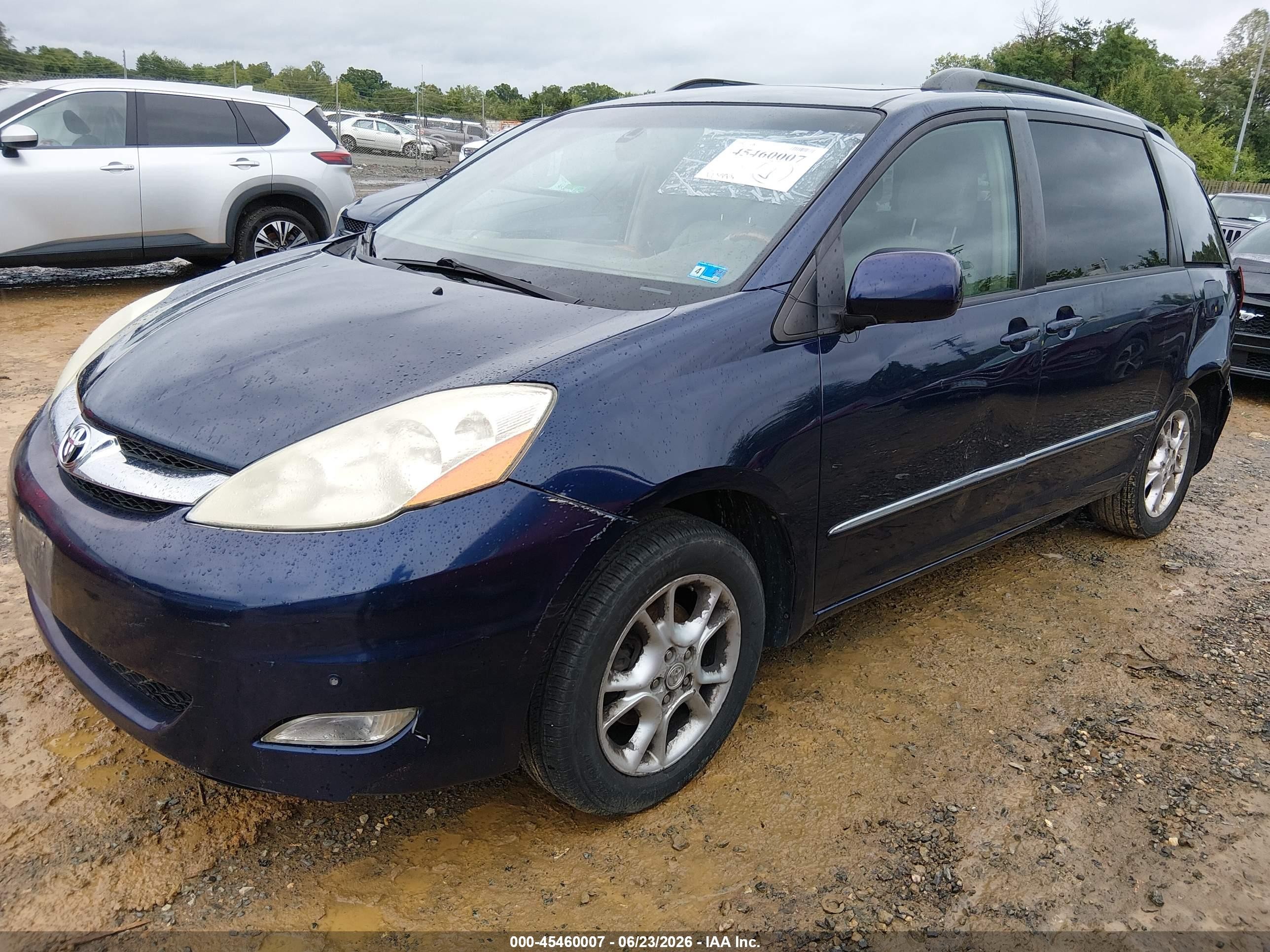 2006 Toyota Sienna Xle Limited Blue vin: 5TDBA22C96S064097