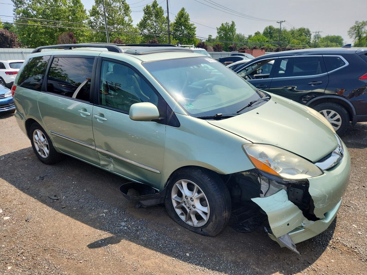 2006 Toyota Sienna Xle Limited 7 Passenger Green vin: 5TDBA22C96S075326
