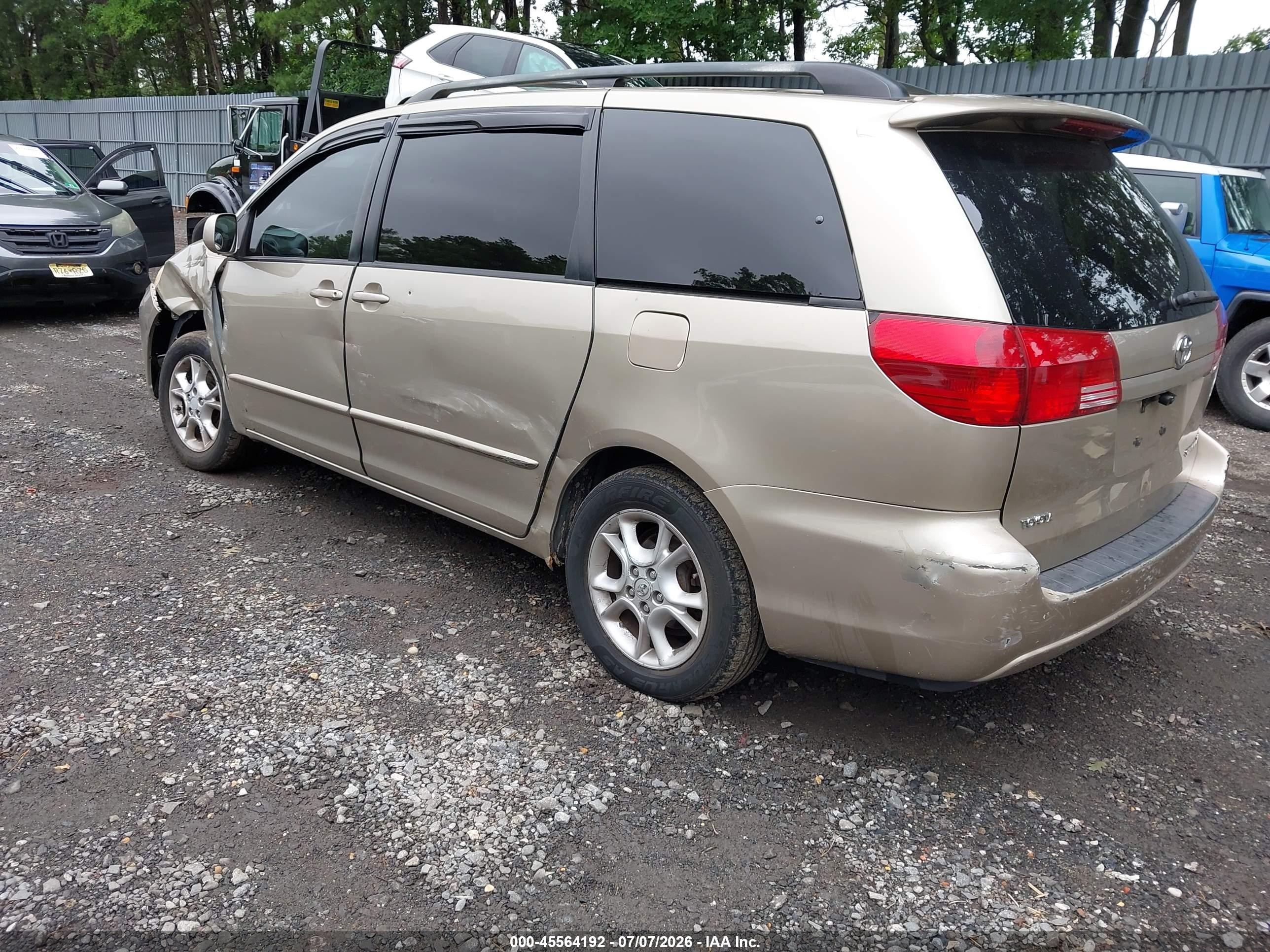 2004 Toyota Sienna Xle Tan vin: 5TDBA22CX4S022423