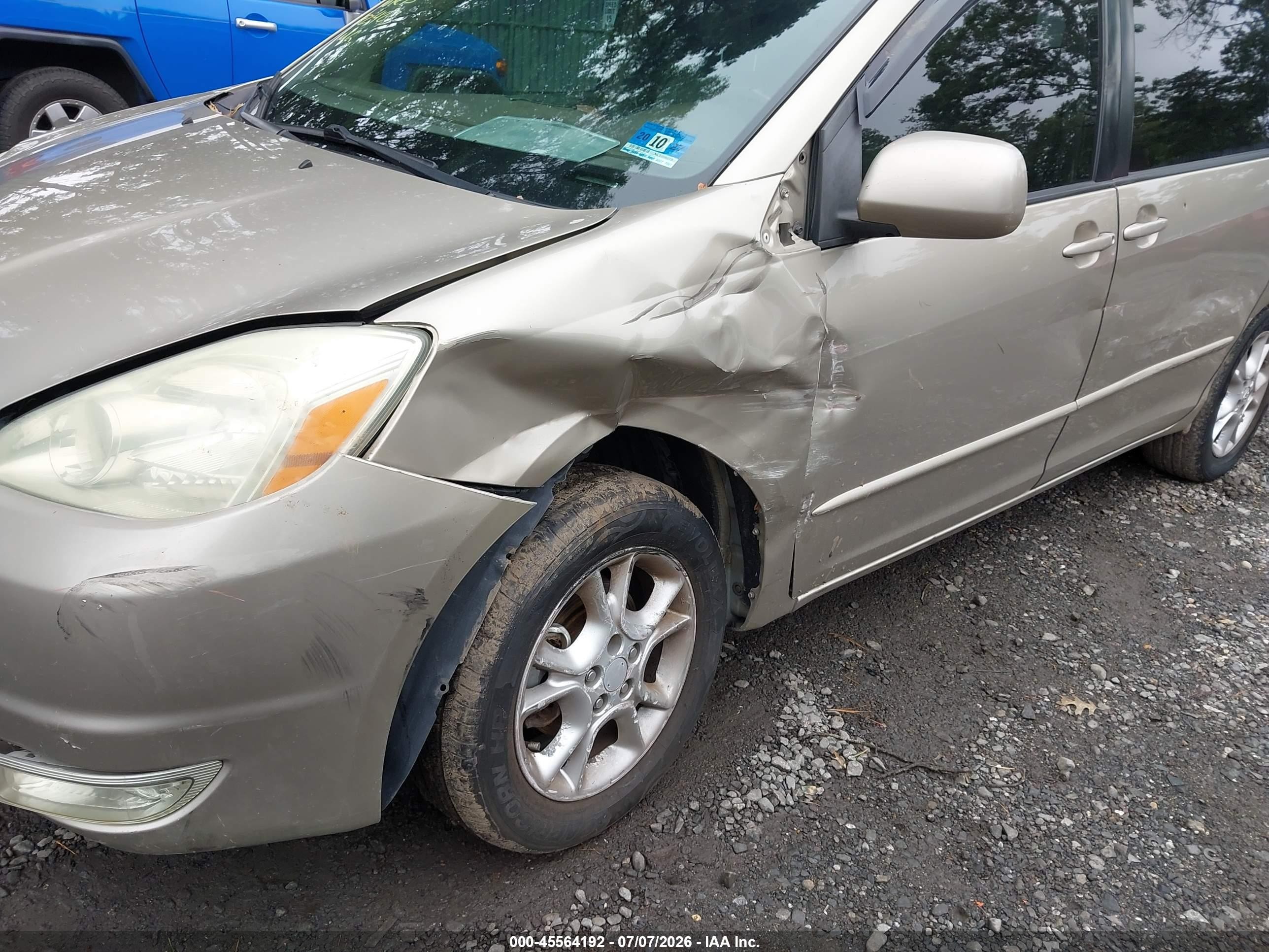 2004 Toyota Sienna Xle Tan vin: 5TDBA22CX4S022423