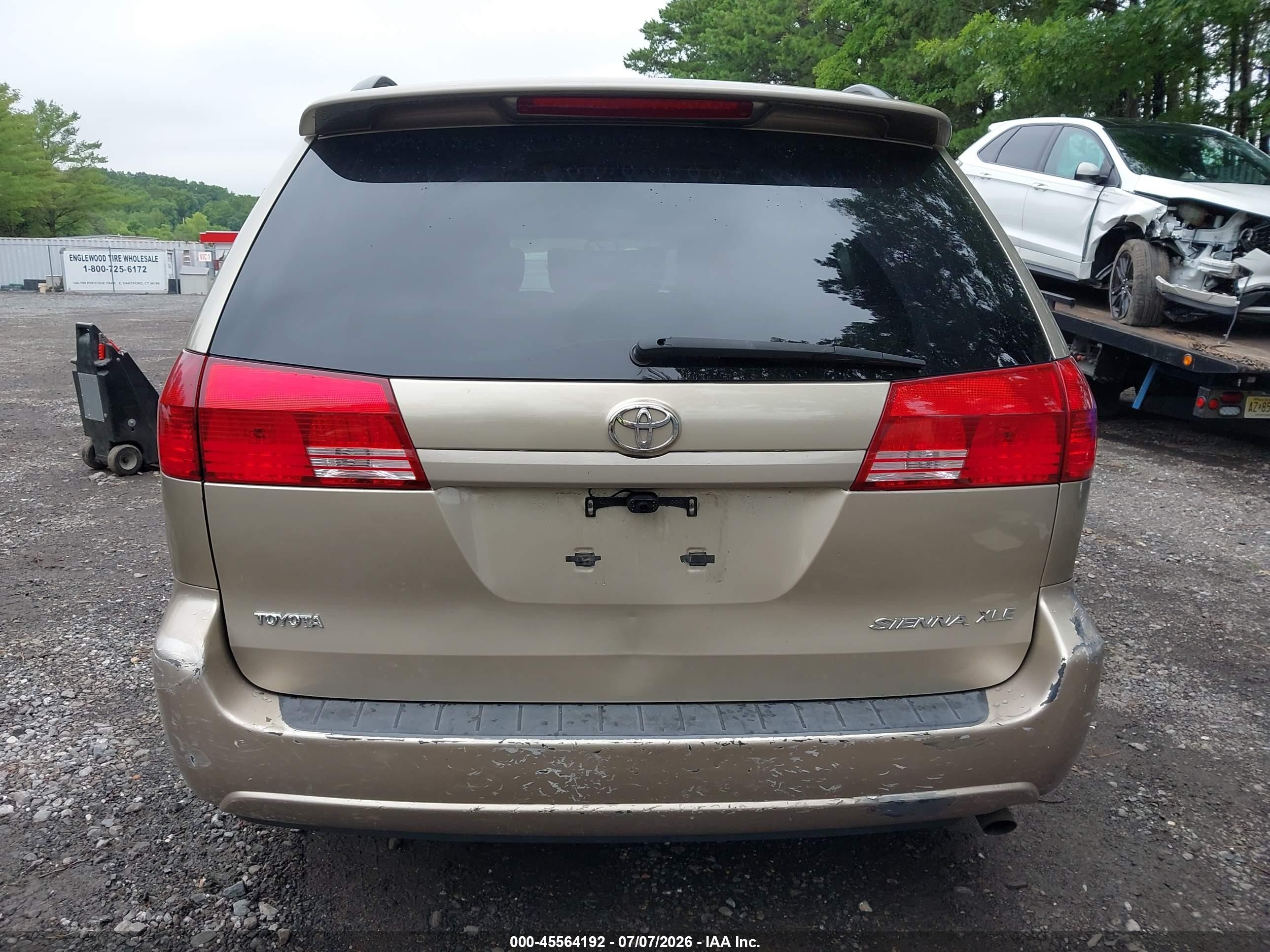 2004 Toyota Sienna Xle Tan vin: 5TDBA22CX4S022423