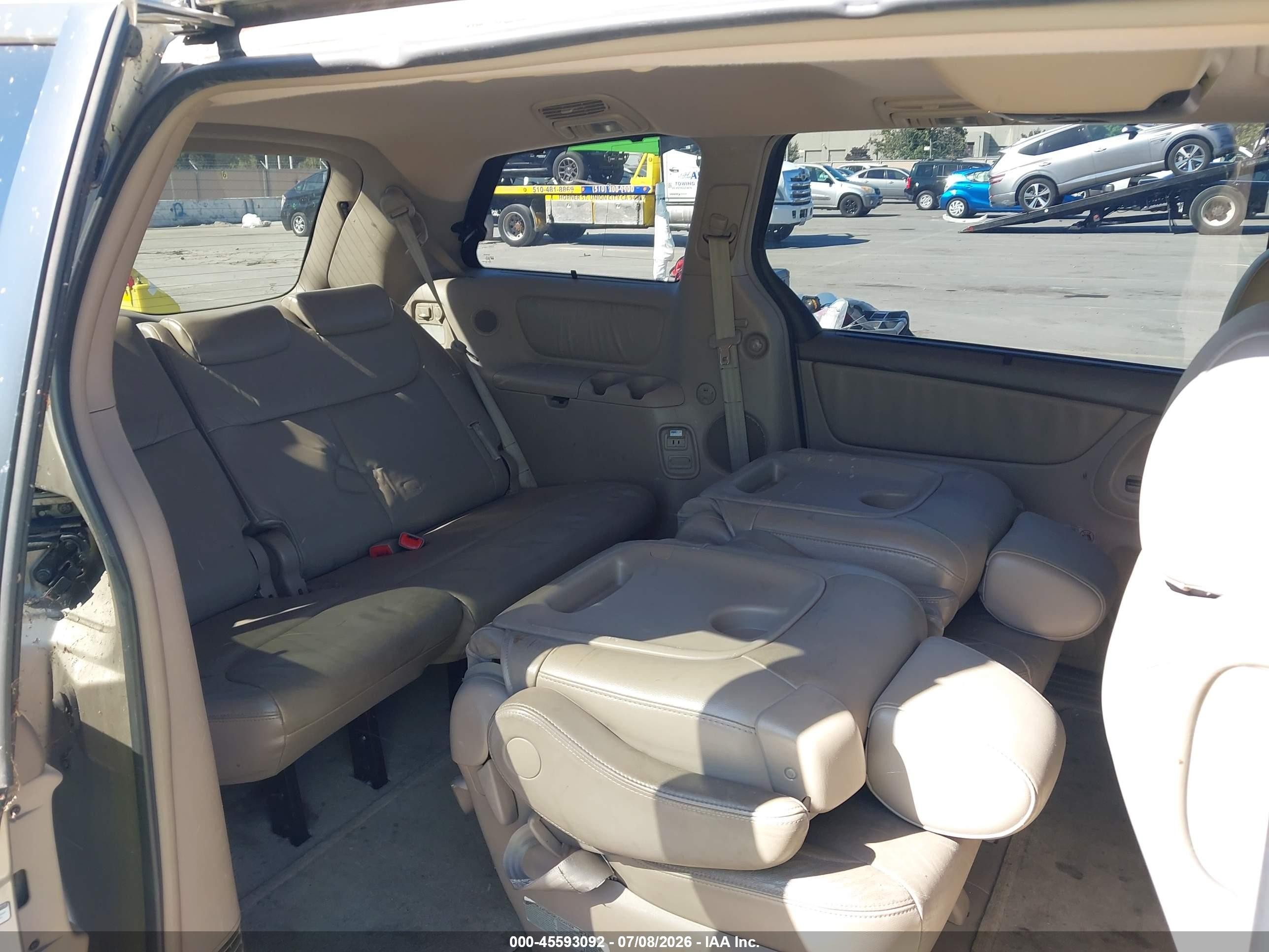 2005 Toyota Sienna Xle Limited Beige vin: 5TDBA22CX5S034928