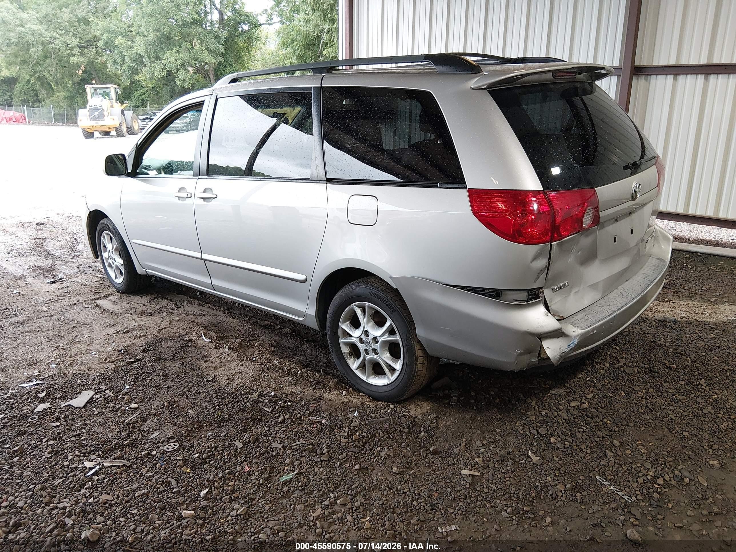 2006 Toyota Sienna Xle Silver vin: 5TDBA22CX6S063475