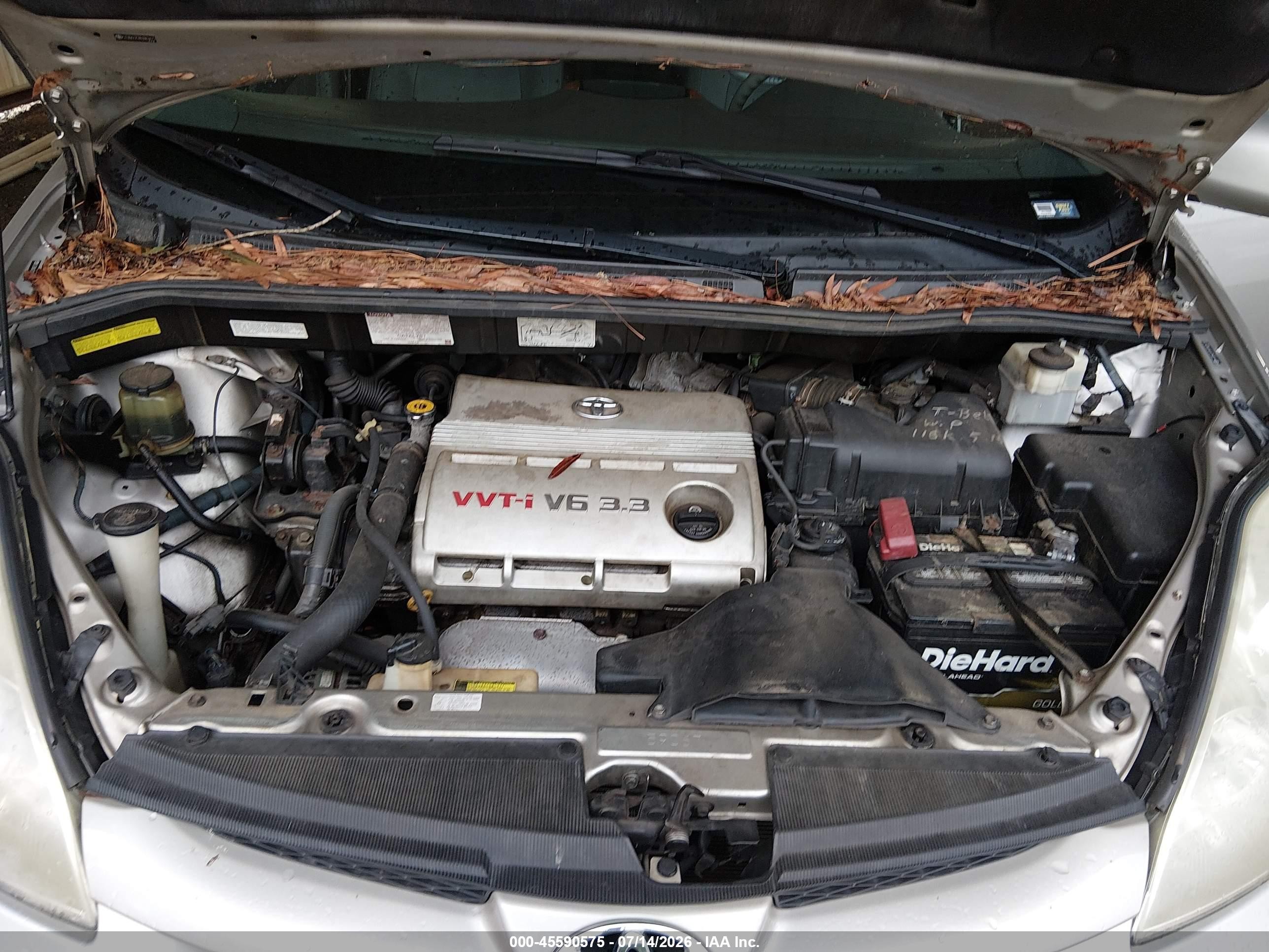 2006 Toyota Sienna Xle Silver vin: 5TDBA22CX6S063475