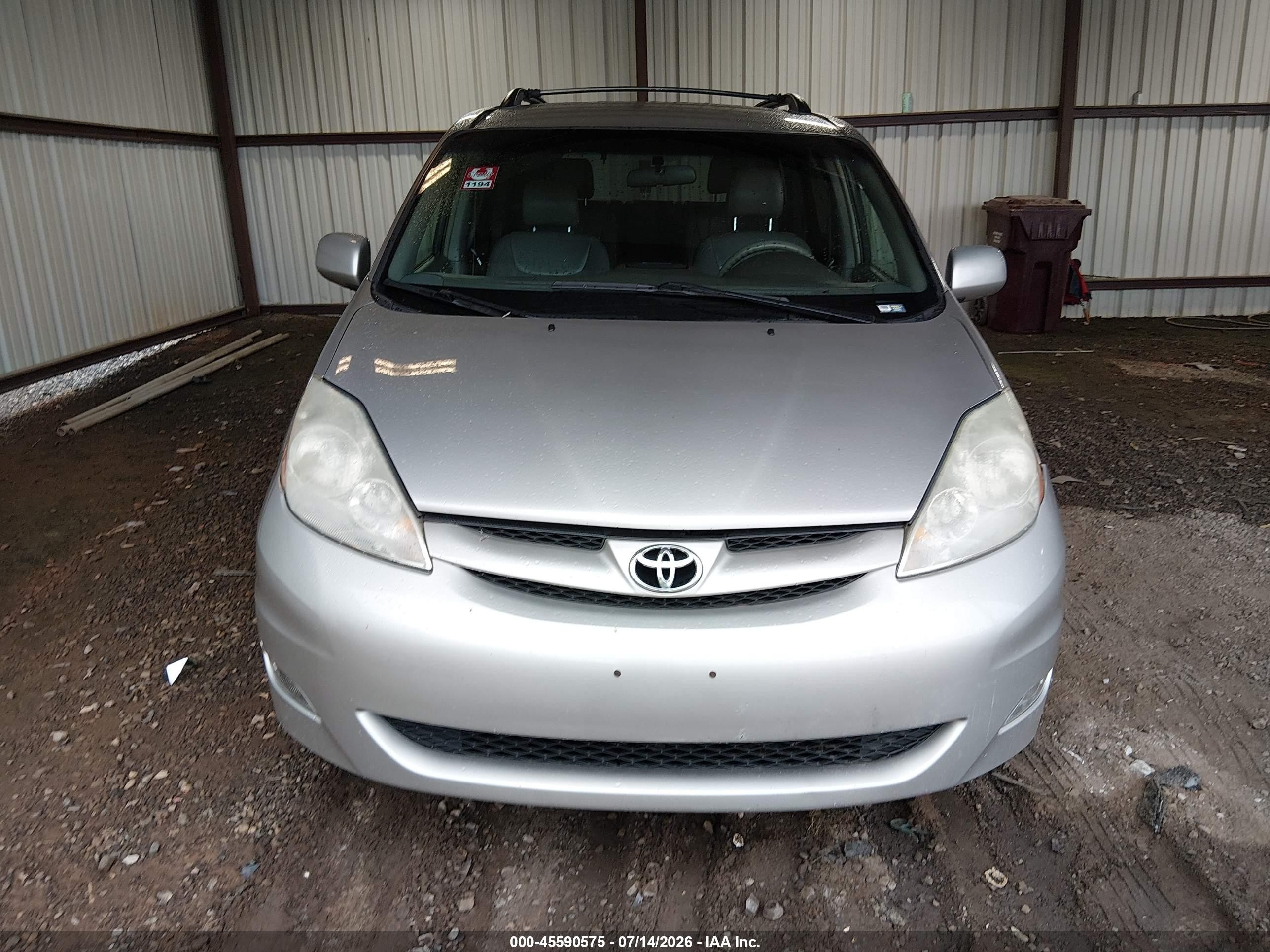2006 Toyota Sienna Xle Silver vin: 5TDBA22CX6S063475
