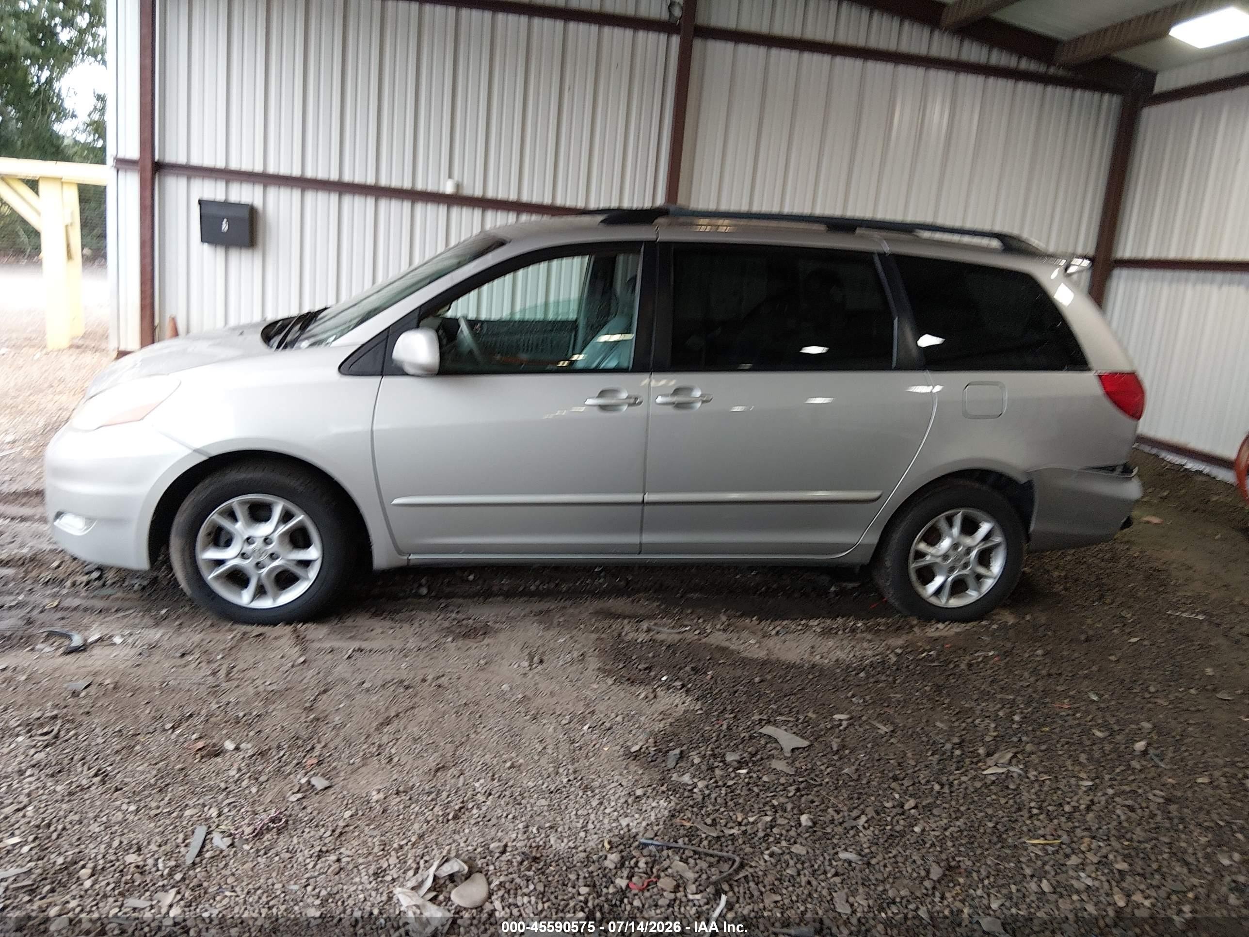 2006 Toyota Sienna Xle Silver vin: 5TDBA22CX6S063475