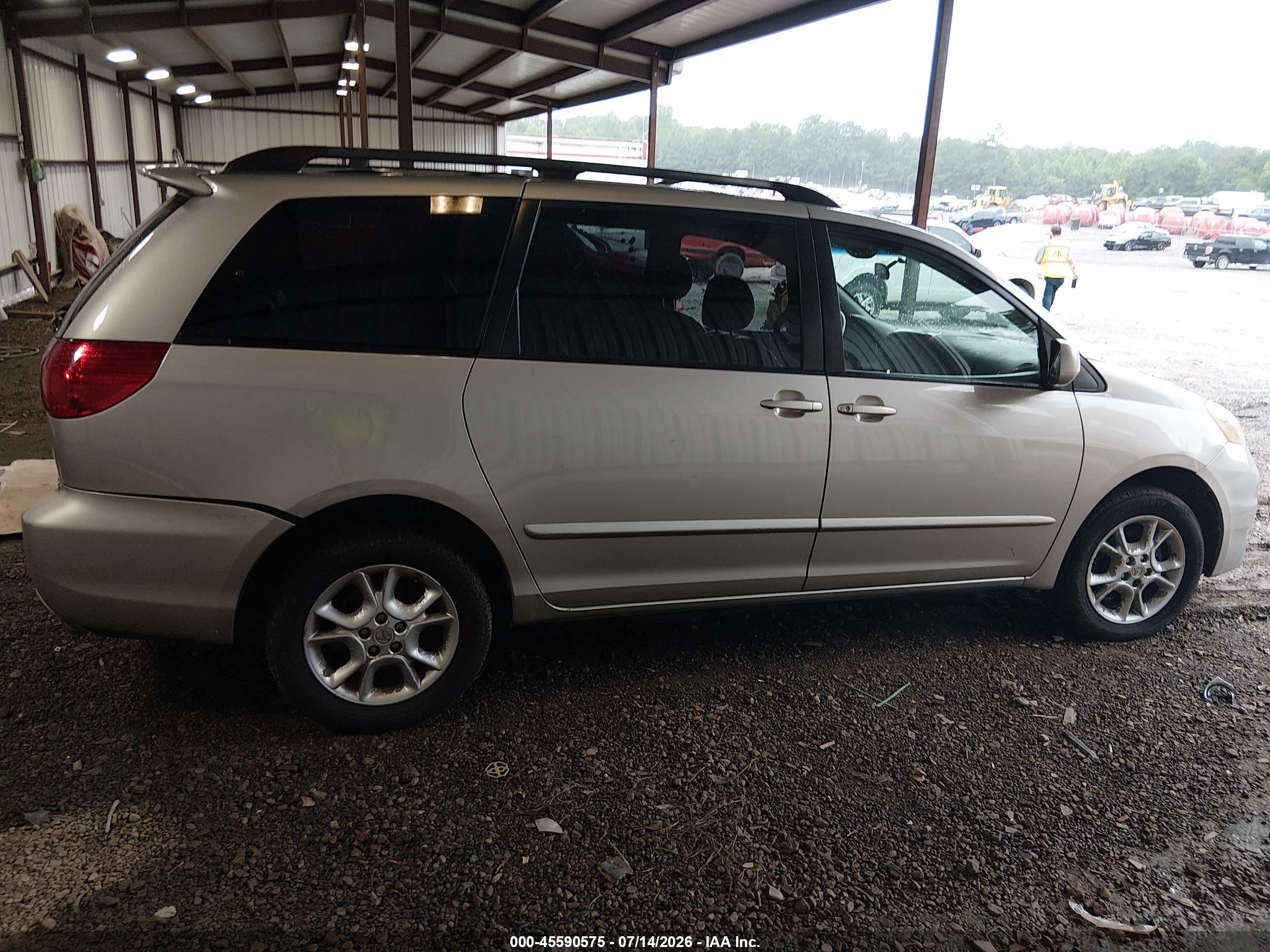 2006 Toyota Sienna Xle Silver vin: 5TDBA22CX6S063475