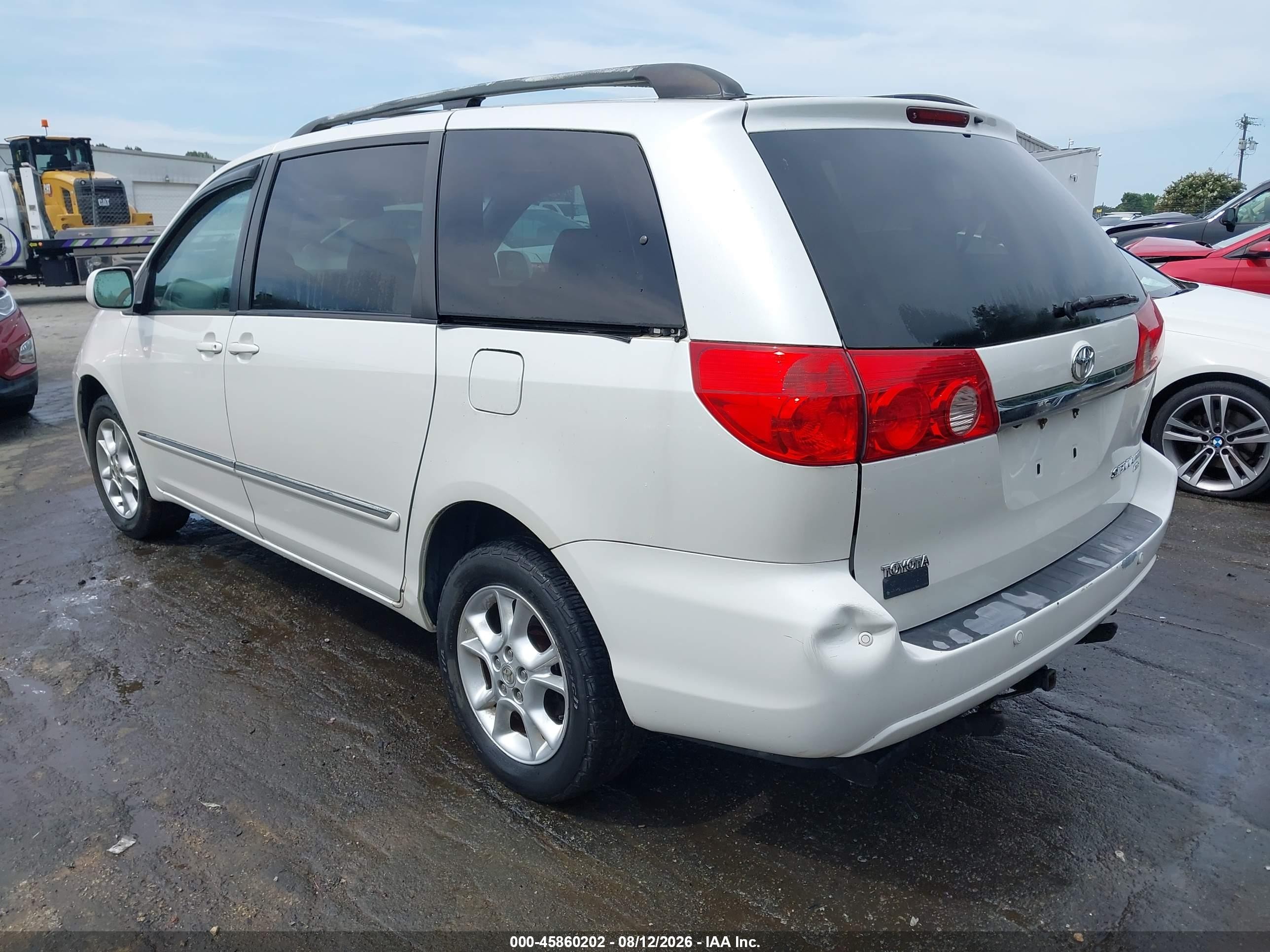 2006 Toyota Sienna Xle Limited White vin: 5TDBA22CX6S072189
