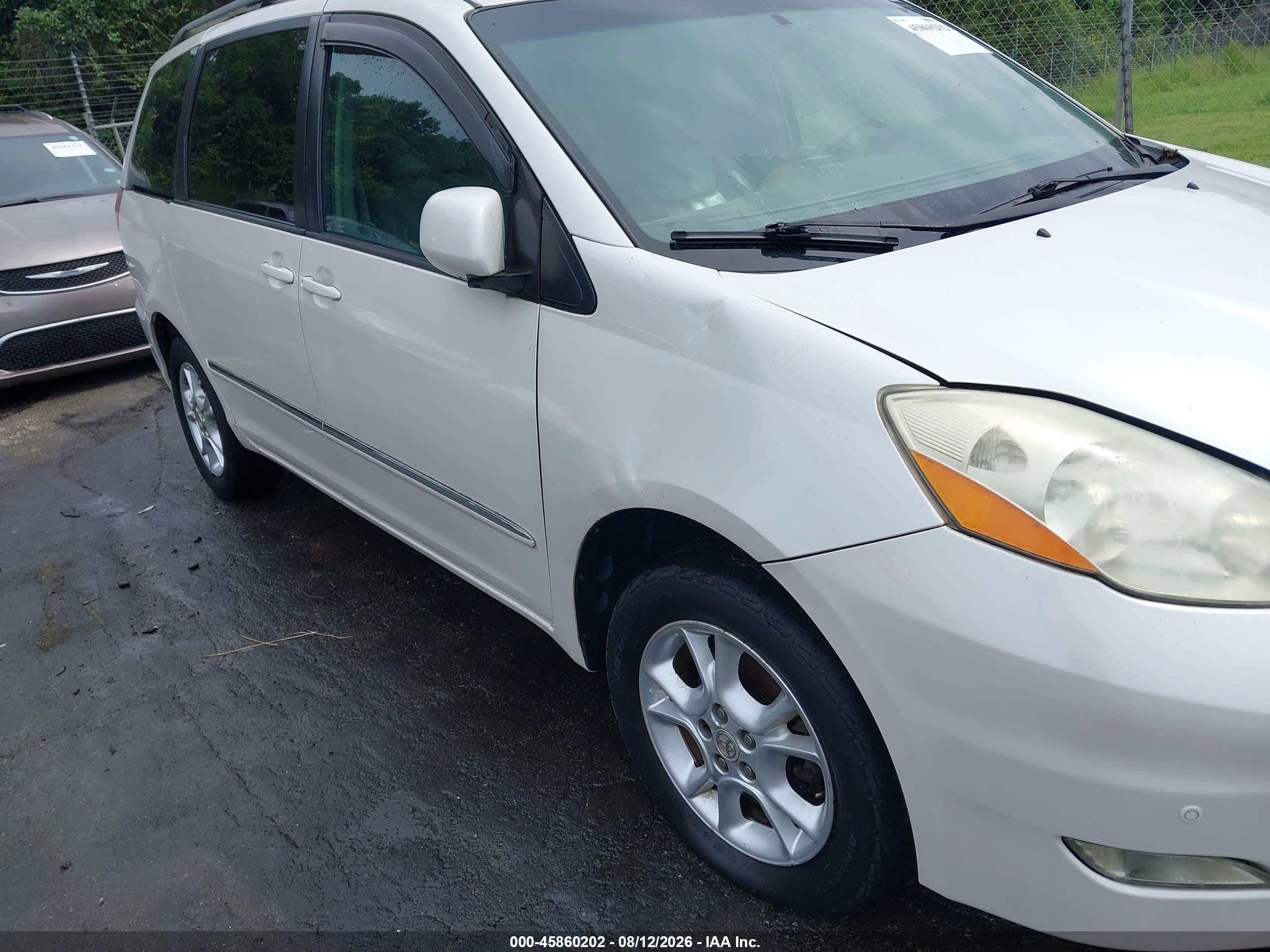 2006 Toyota Sienna Xle Limited White vin: 5TDBA22CX6S072189