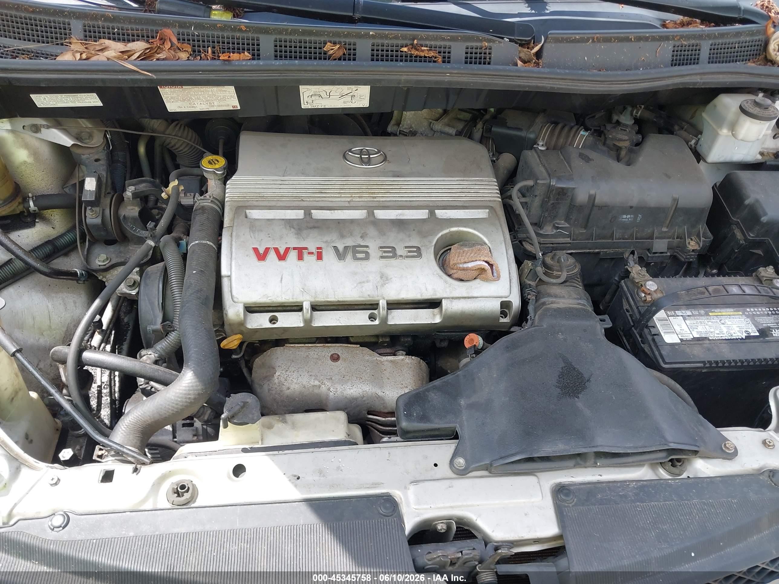 2005 Toyota Sienna Le Silver vin: 5TDBA23C05S053115