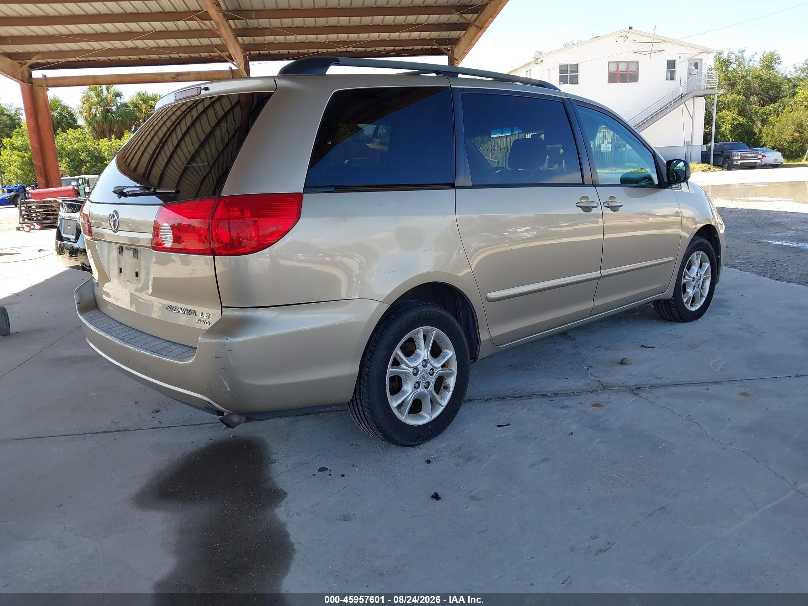 2006 Toyota Sienna Le Gold vin: 5TDBA23C06S058669