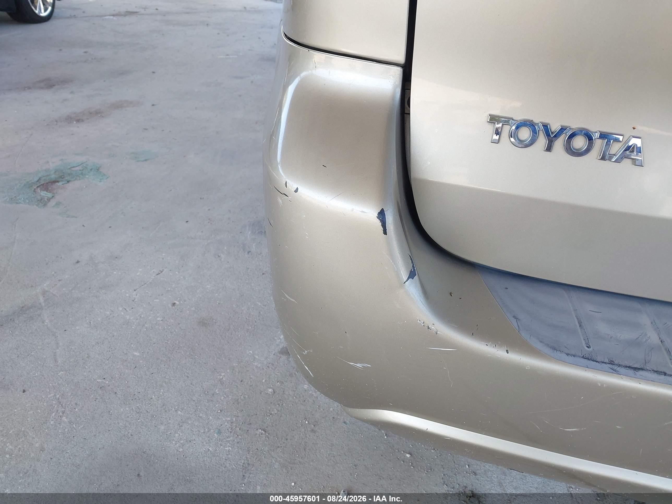 2006 Toyota Sienna Le Gold vin: 5TDBA23C06S058669