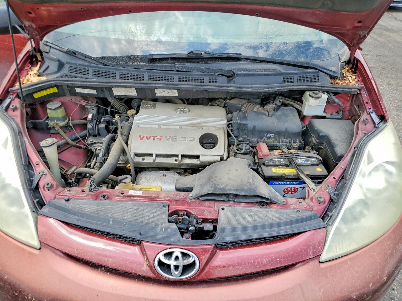 2006 Toyota Sienna Le Burgundy vin: 5TDBA23C06S066254