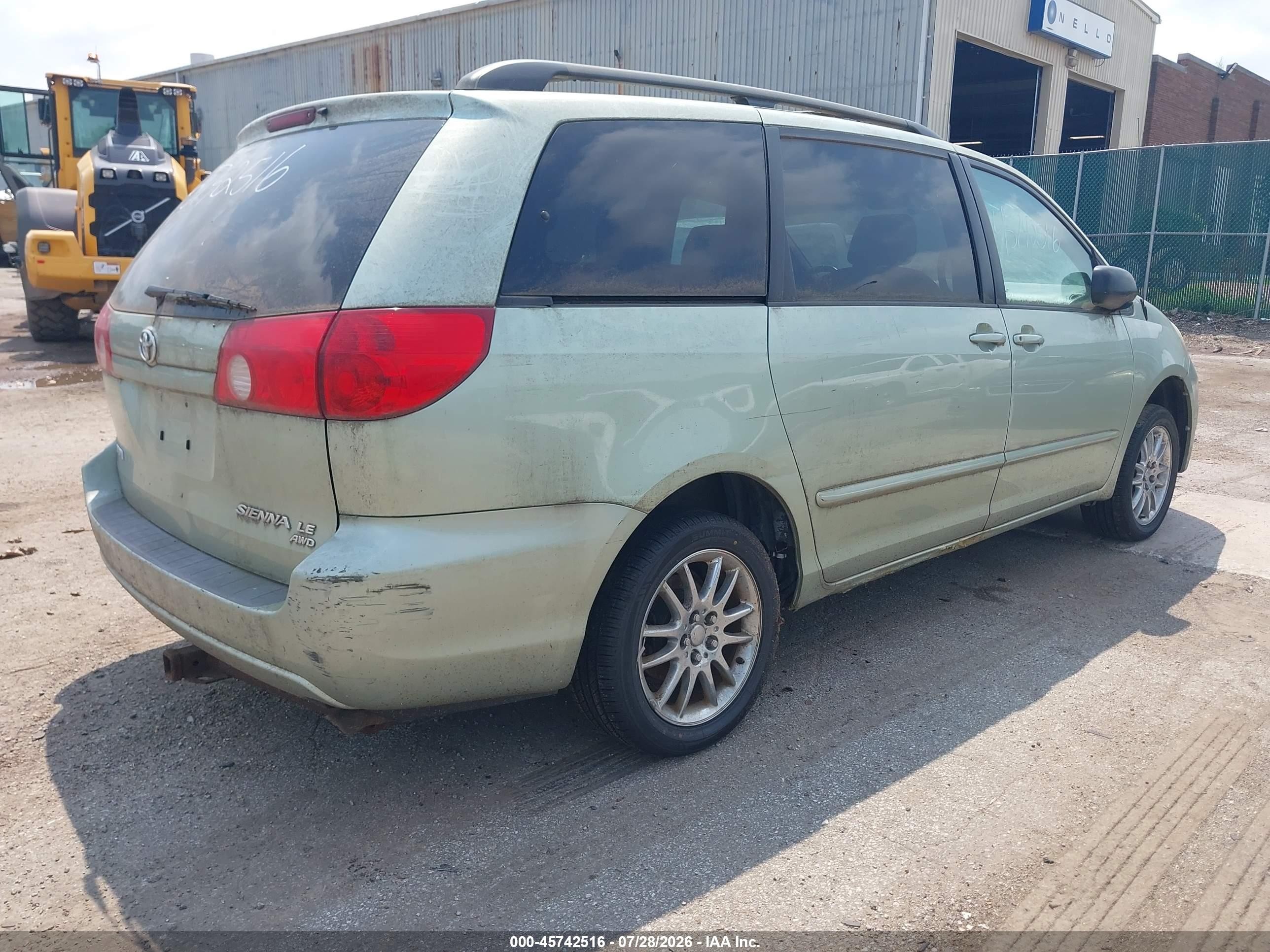 2006 Toyota Sienna Le Green vin: 5TDBA23C26S069737