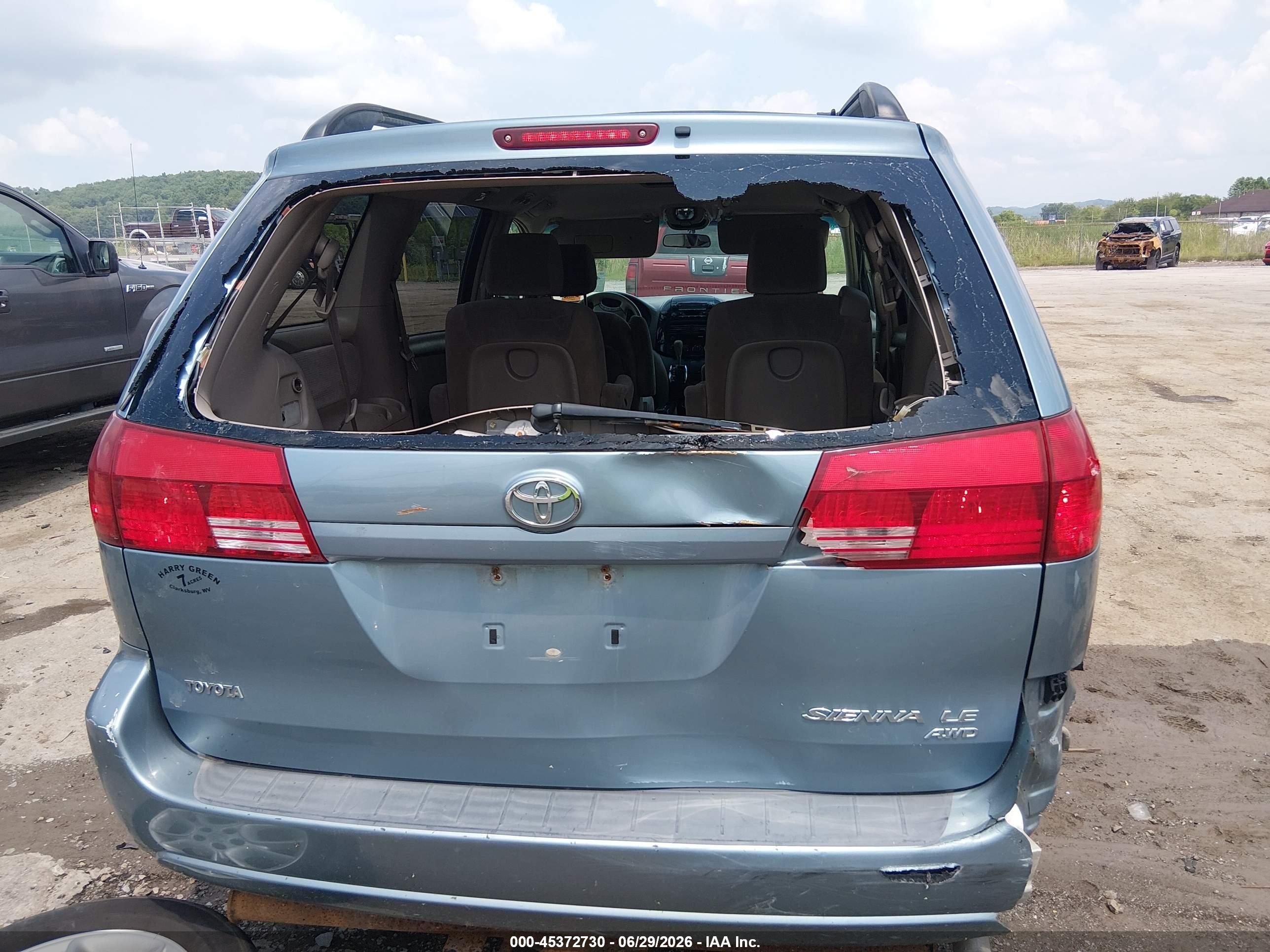 2005 Toyota Sienna Le Blue vin: 5TDBA23C35S049186