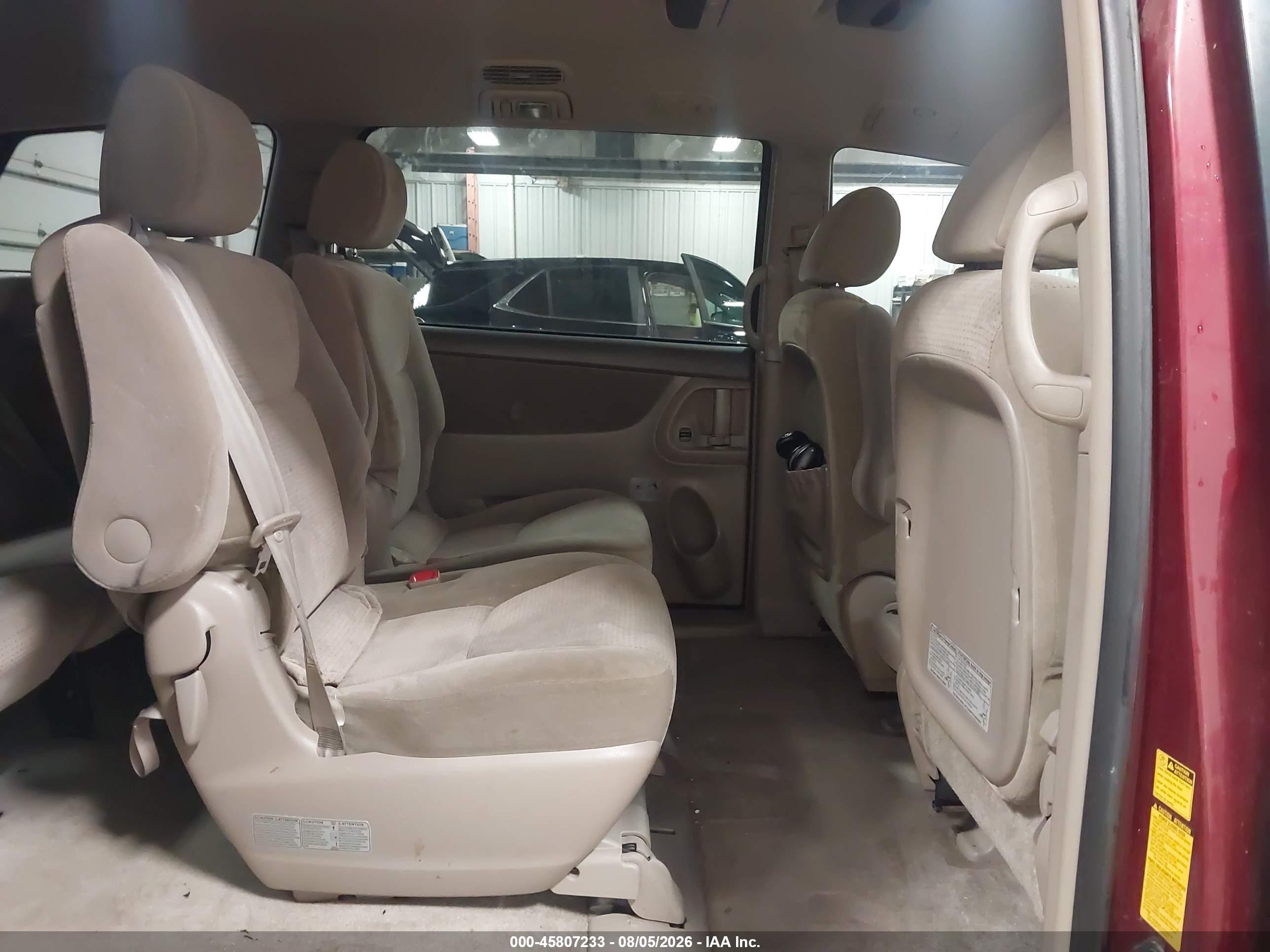 2006 Toyota Sienna Le Red vin: 5TDBA23C46S076446