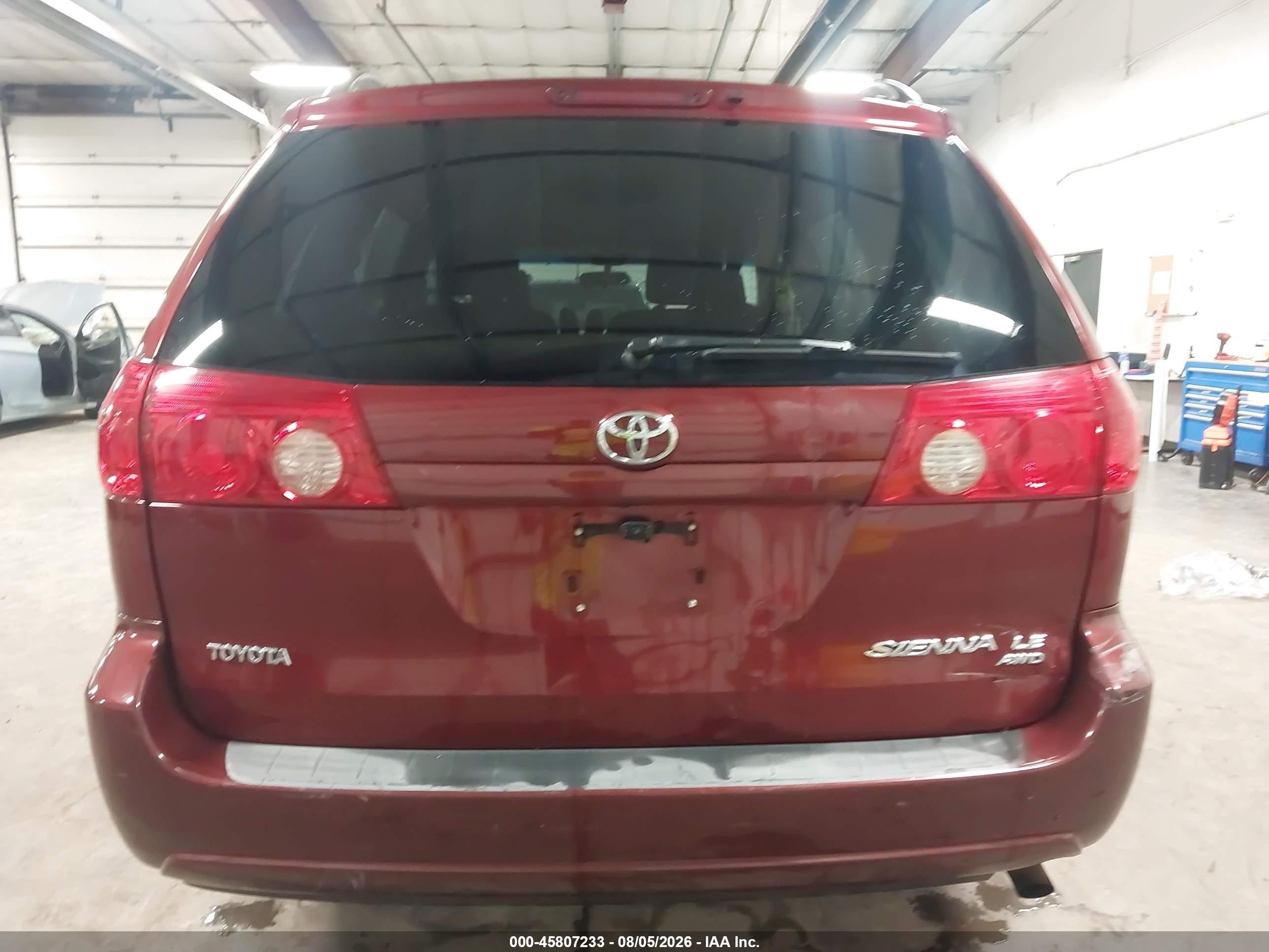 2006 Toyota Sienna Le Red vin: 5TDBA23C46S076446