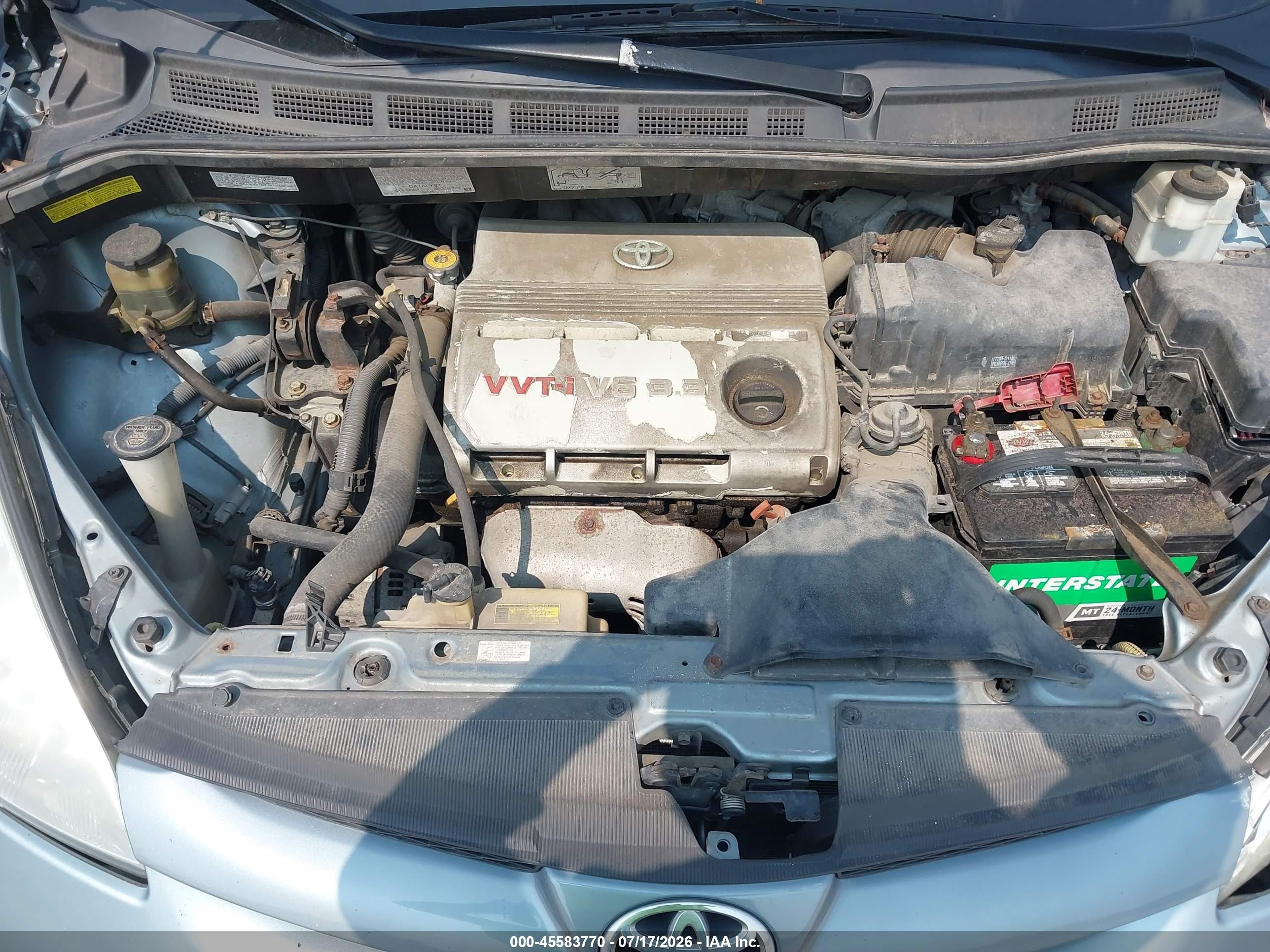 2006 Toyota Sienna Le Blue vin: 5TDBA23C56S072146