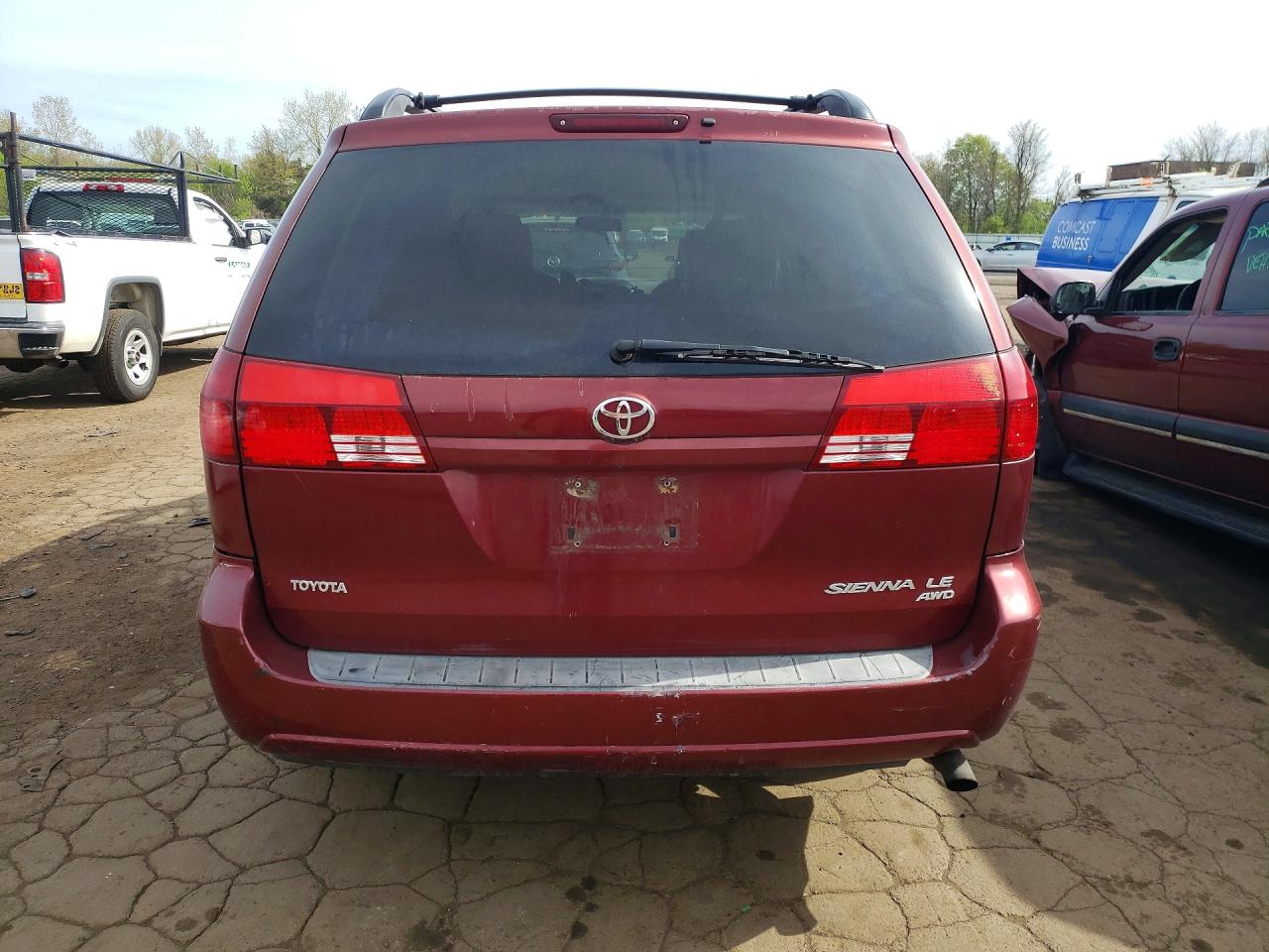 2005 Toyota Sienna Le Burgundy vin: 5TDBA23C65S053197
