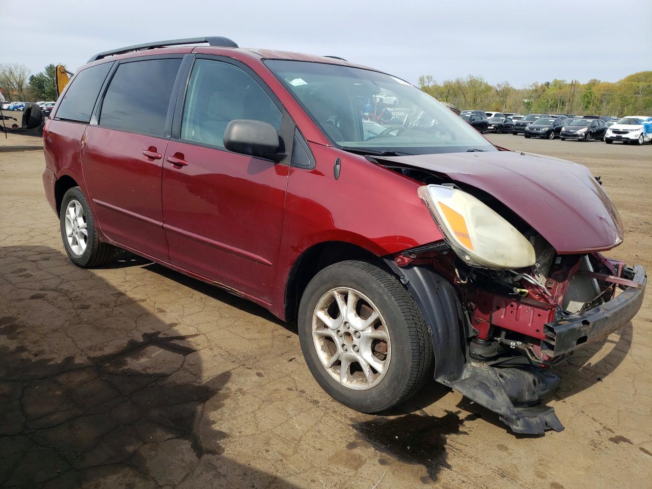 2005 Toyota Sienna Le Burgundy vin: 5TDBA23C65S053197