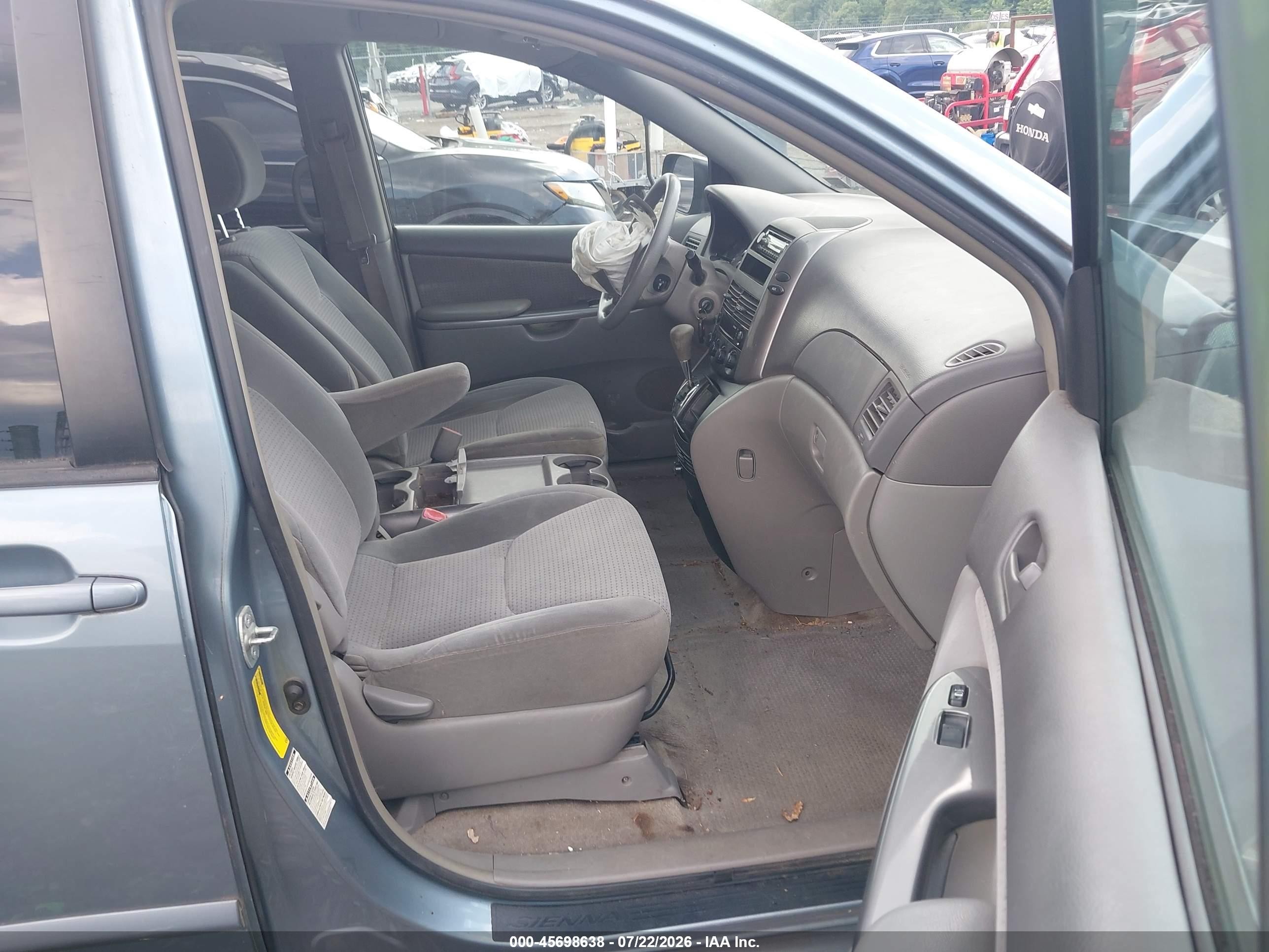 2006 Toyota Sienna Le Light Blue vin: 5TDBA23C86S055275