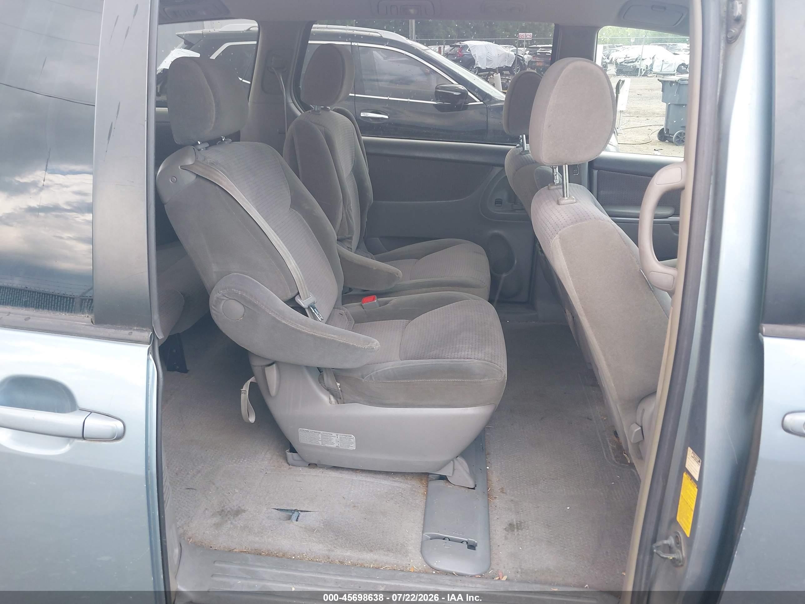 2006 Toyota Sienna Le Light Blue vin: 5TDBA23C86S055275