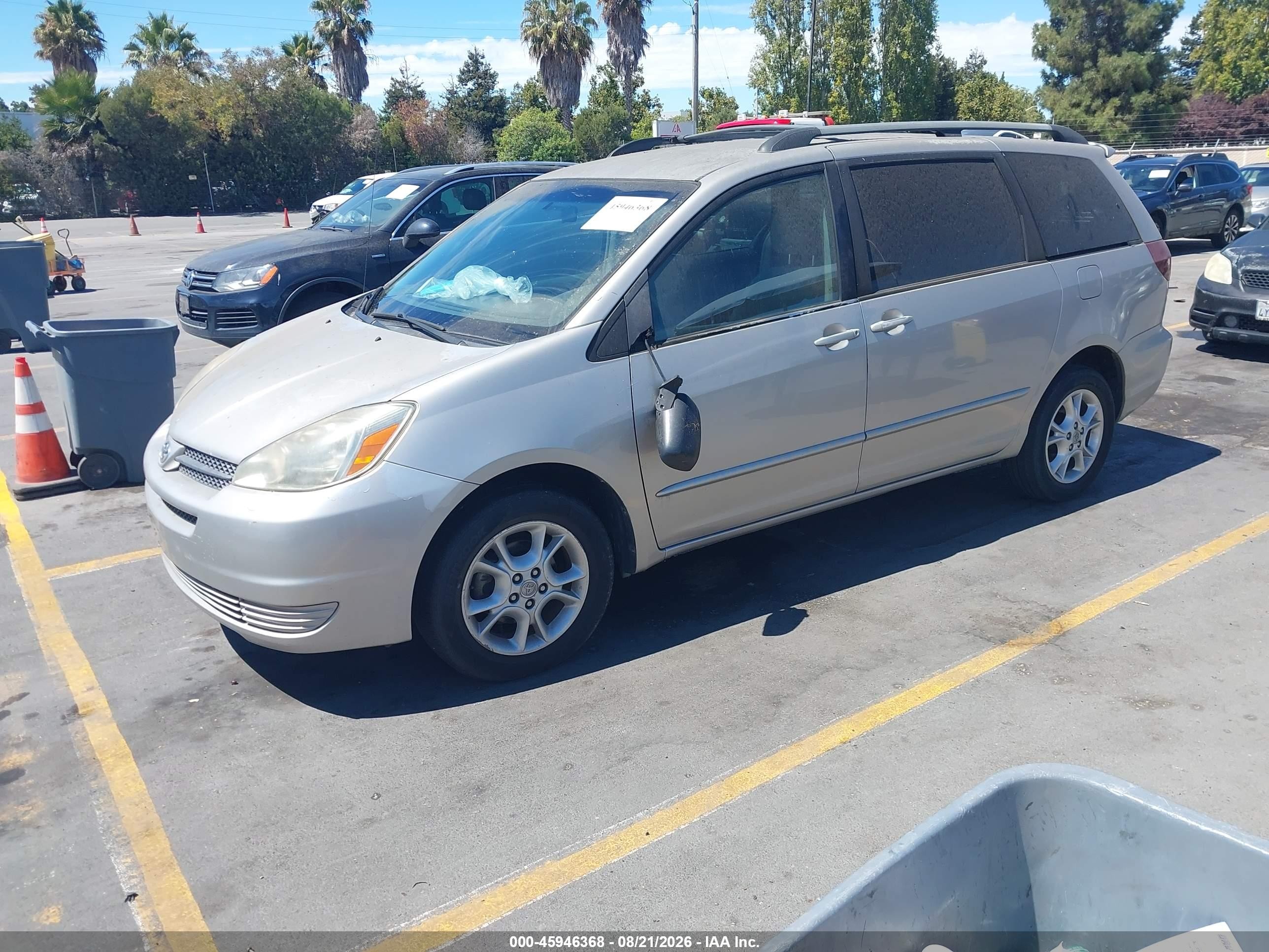 2004 Toyota Sienna Le Silver vin: 5TDBA23C94S024369