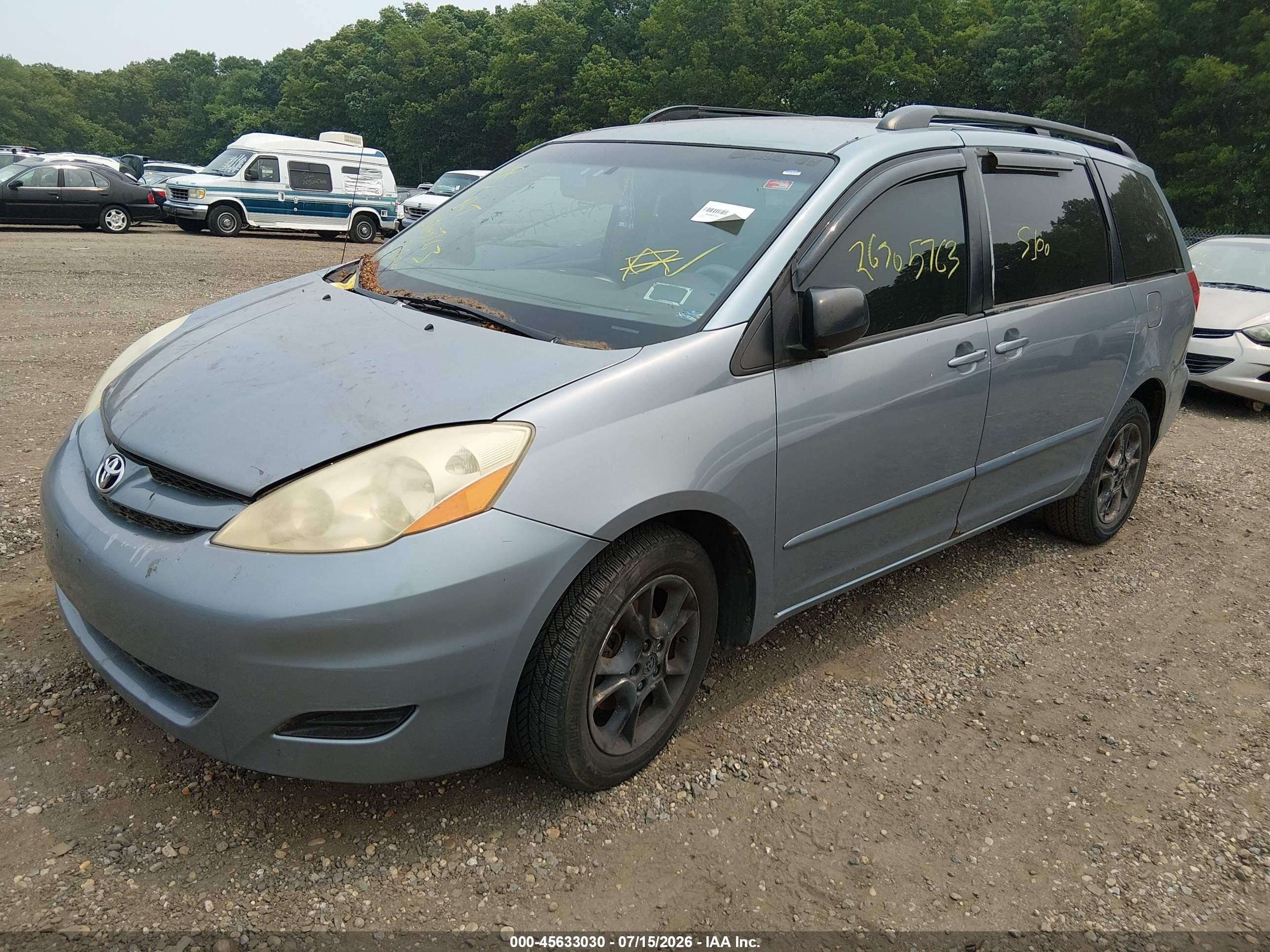 2006 Toyota Sienna Le Blue vin: 5TDBA23C96S055334