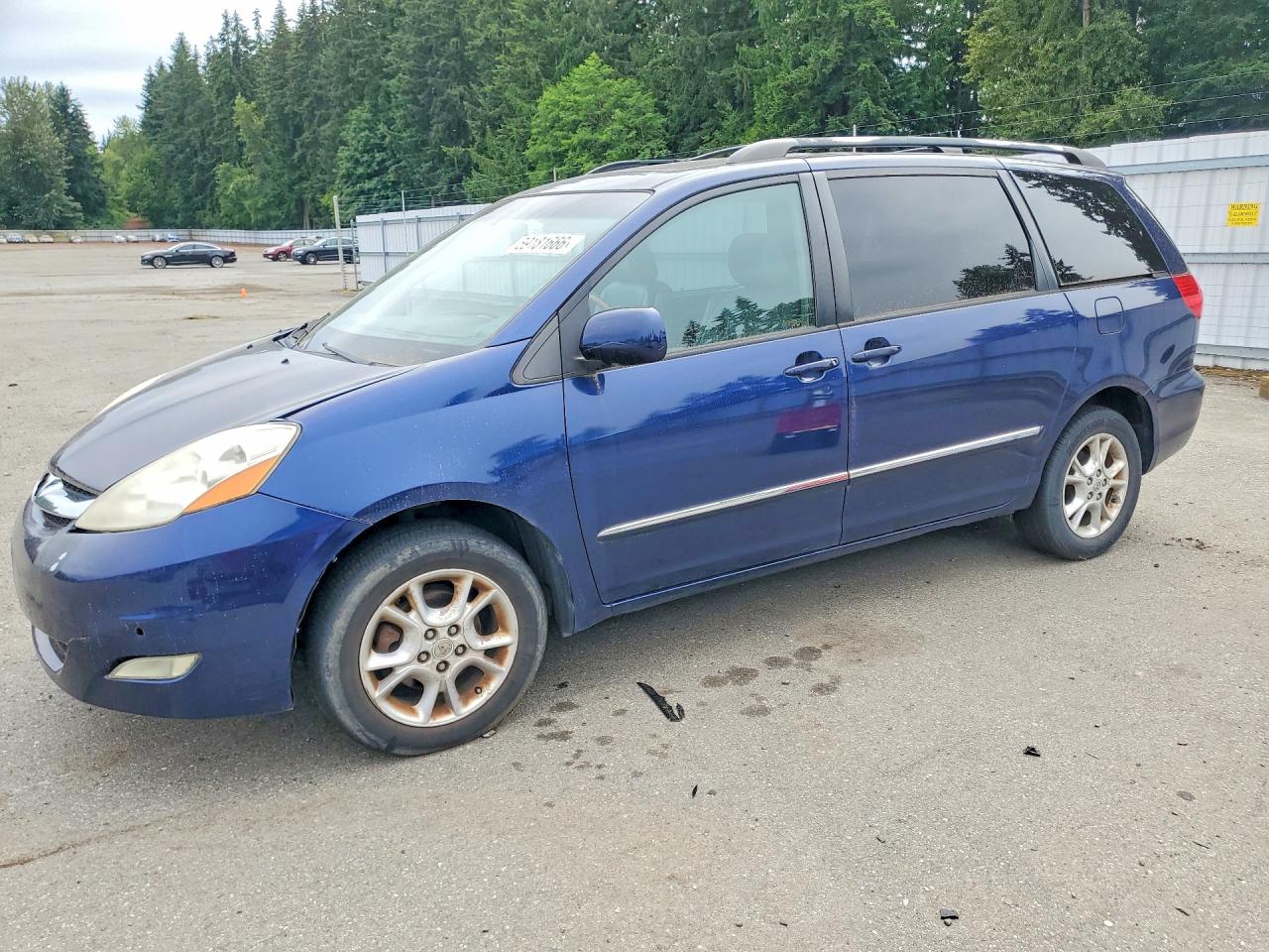 2007 Toyota Sienna Xle Limited 7-passenger Blue vin: 5TDBK22C07S001145