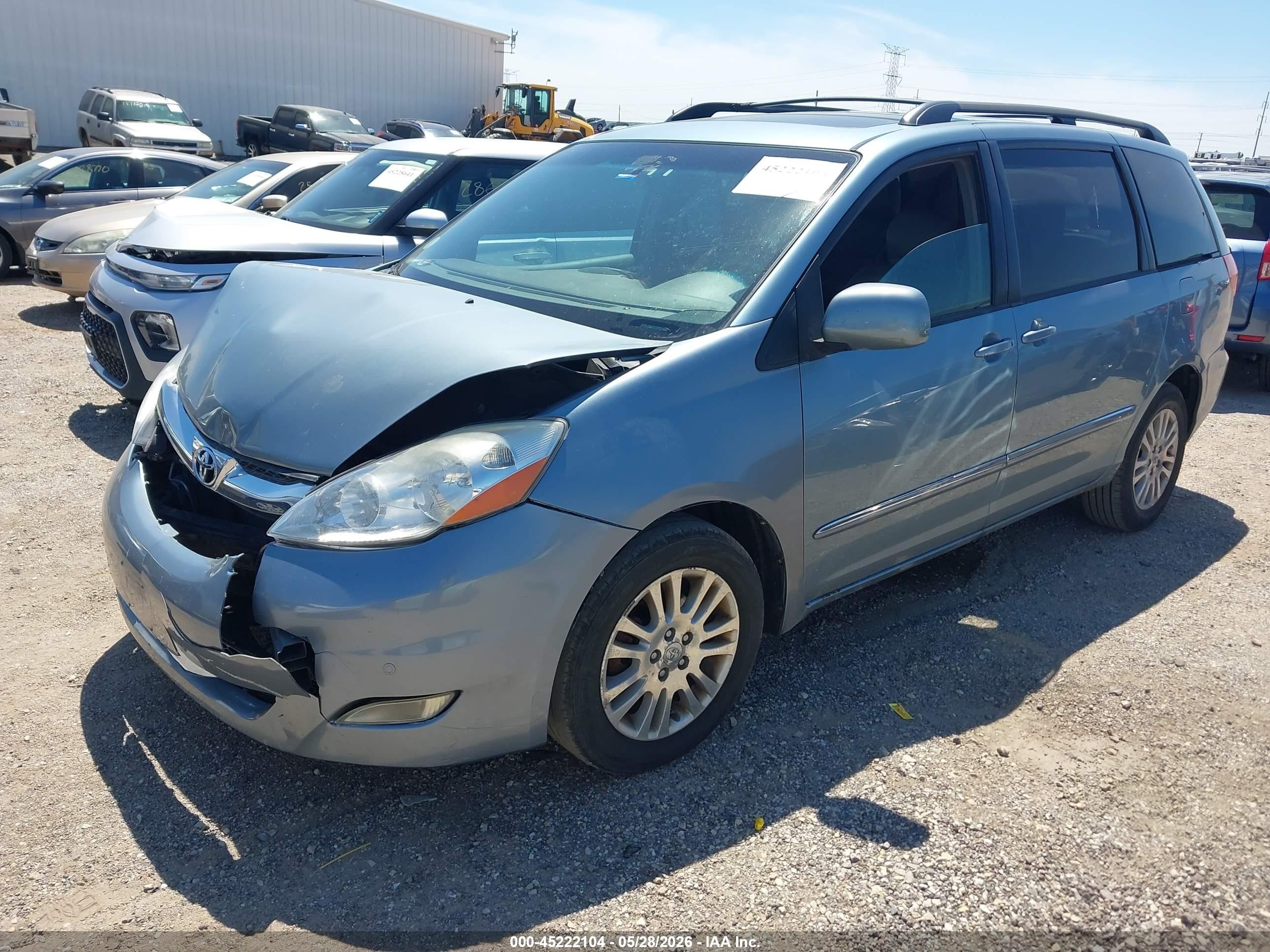 2007 Toyota Sienna Xle Limited Teal vin: 5TDBK22C07S001596
