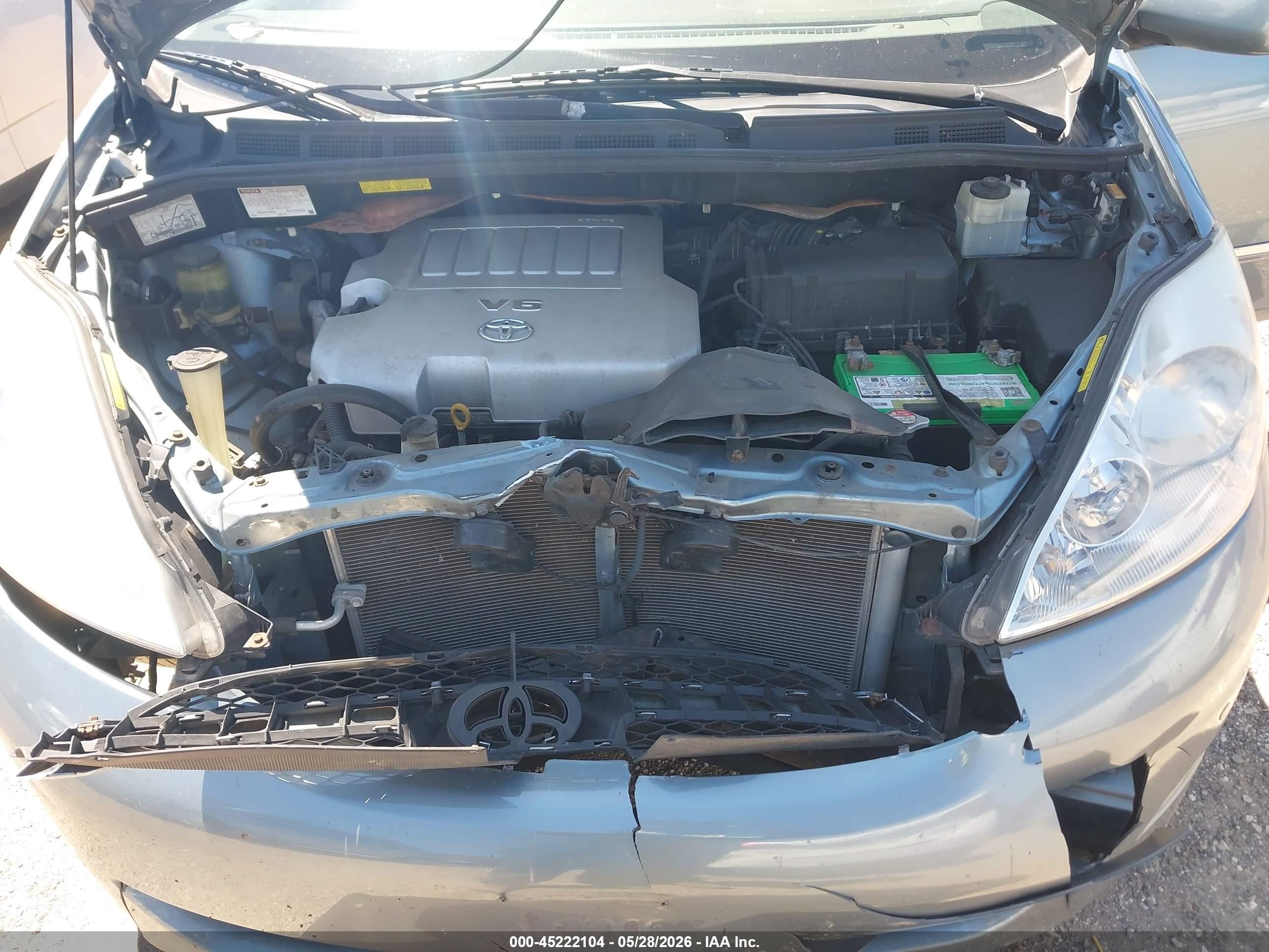 2007 Toyota Sienna Xle Limited Teal vin: 5TDBK22C07S001596