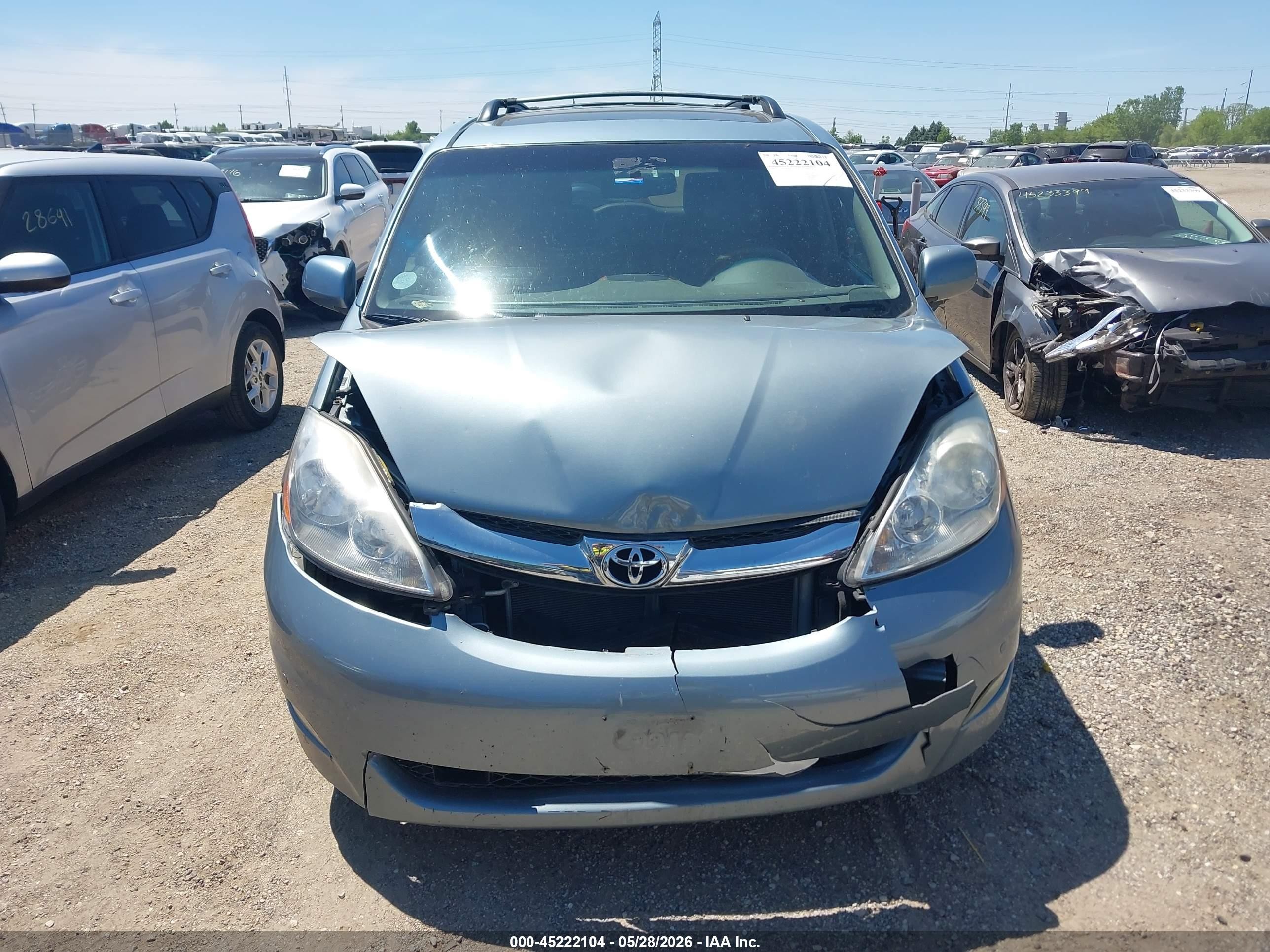 2007 Toyota Sienna Xle Limited Teal vin: 5TDBK22C07S001596
