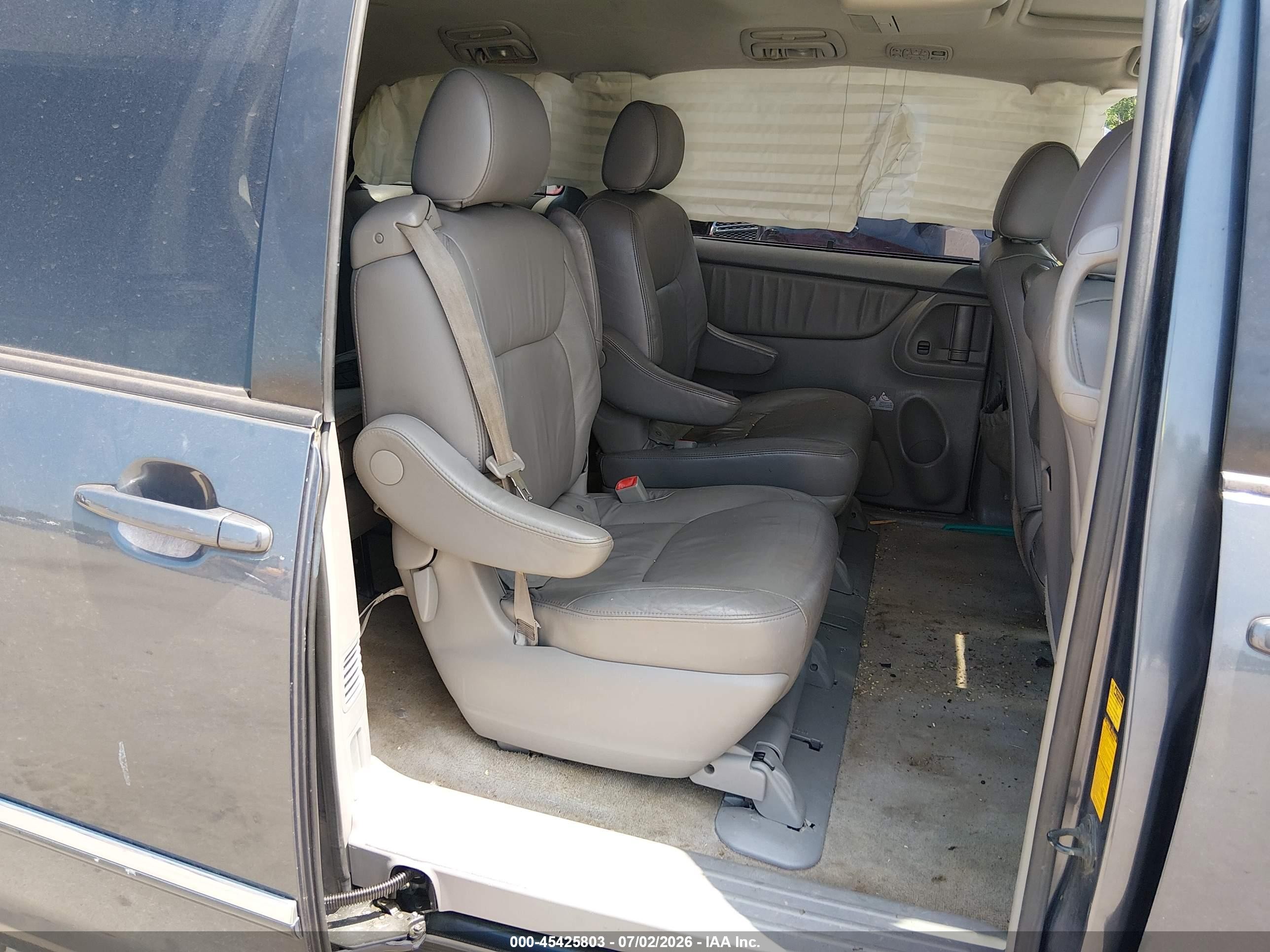2007 Toyota Sienna Xle Limited Blue vin: 5TDBK22C07S003896