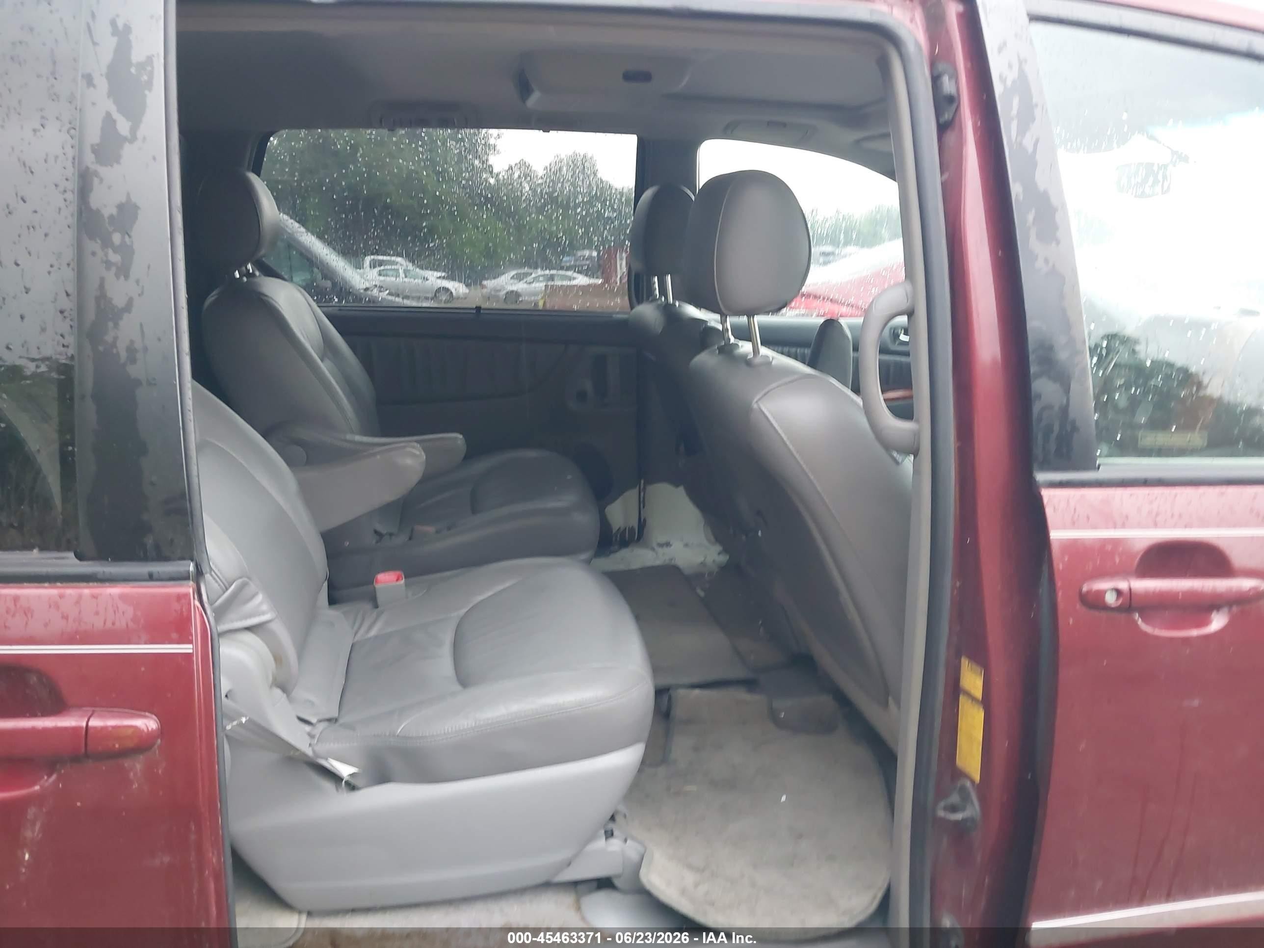 2008 Toyota Sienna Limited Красный vin: 5TDBK22C08S008940