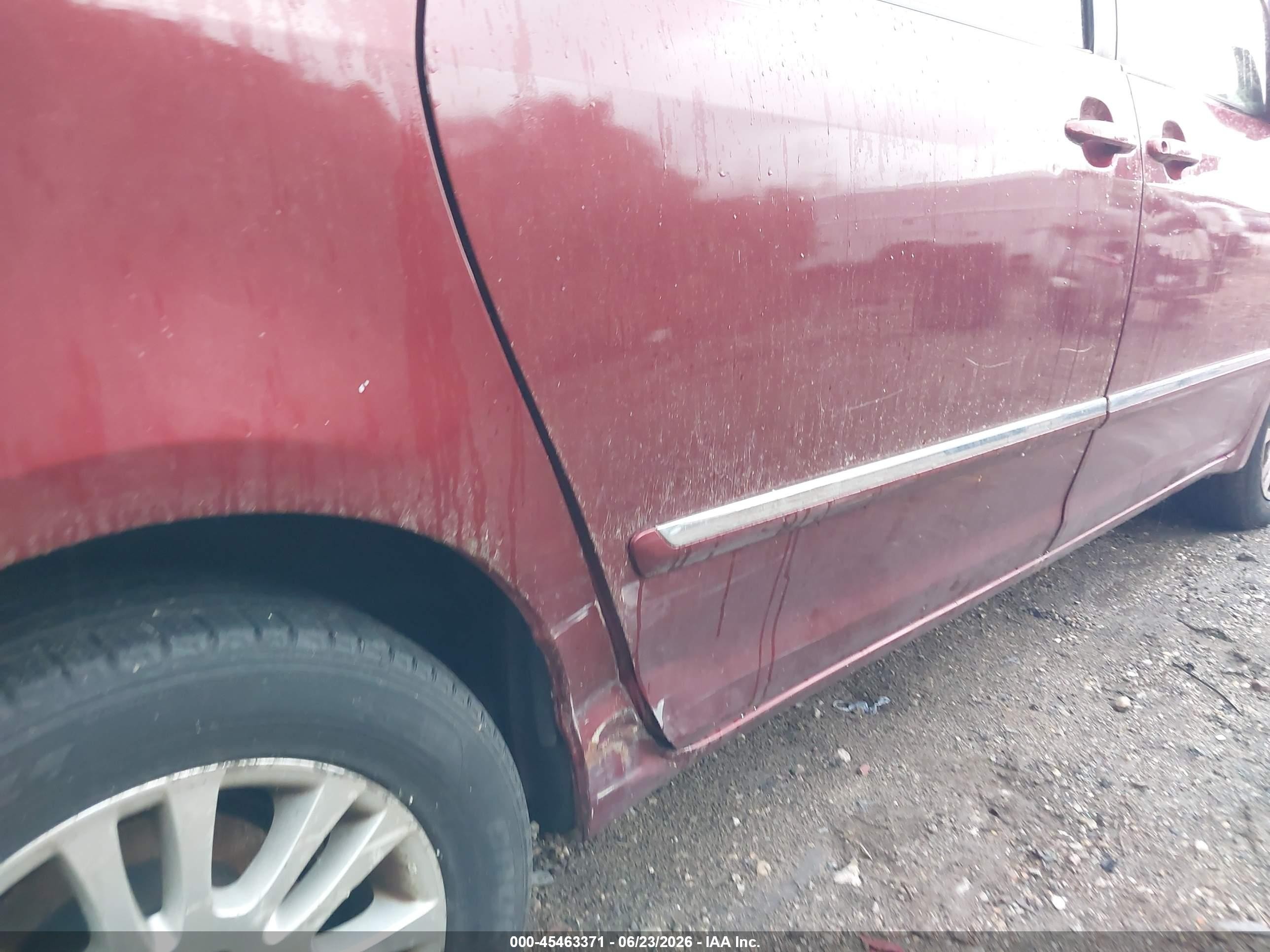 2008 Toyota Sienna Limited Красный vin: 5TDBK22C08S008940