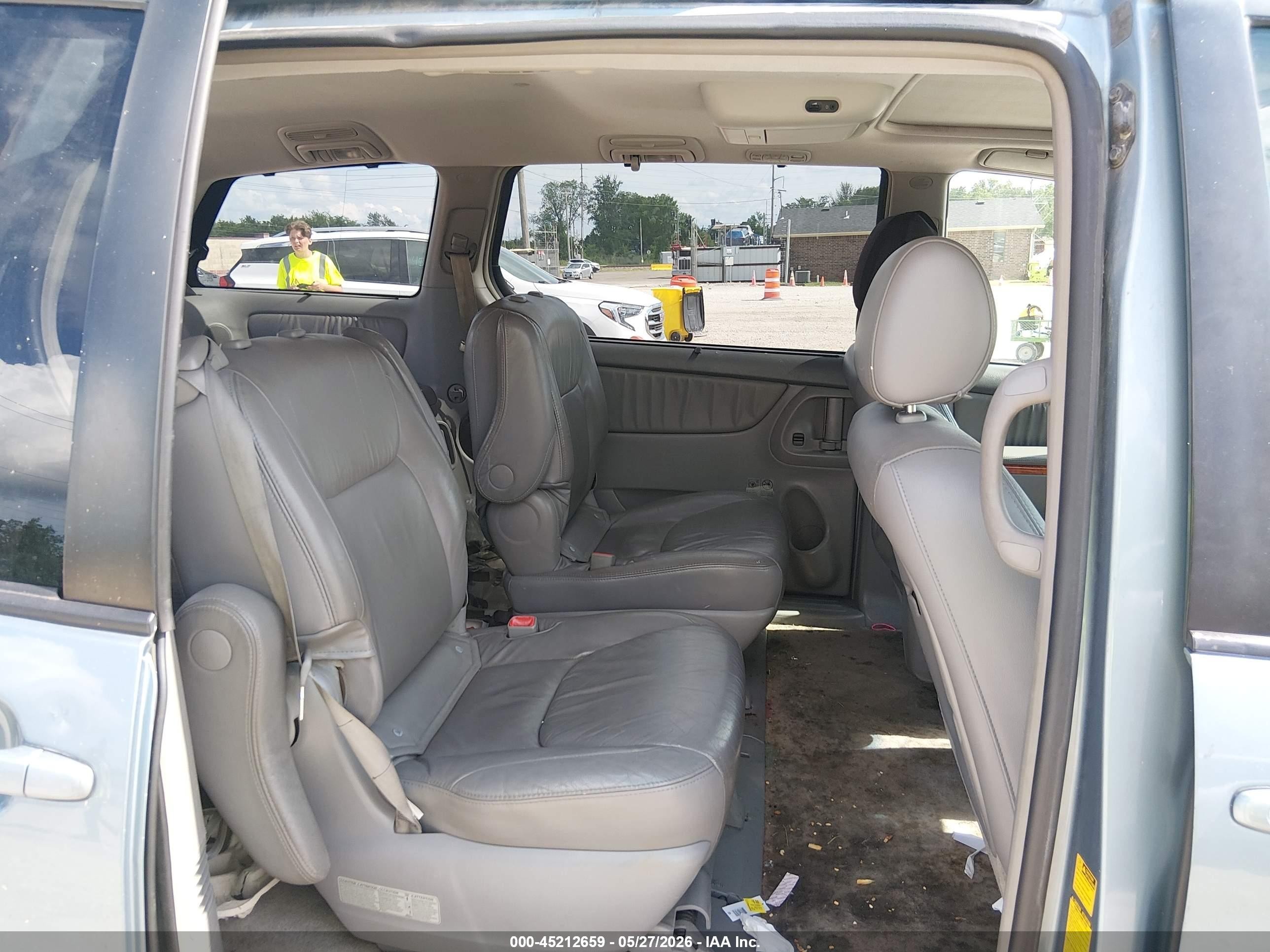 2008 Toyota Sienna Limited Blue vin: 5TDBK22C08S014981