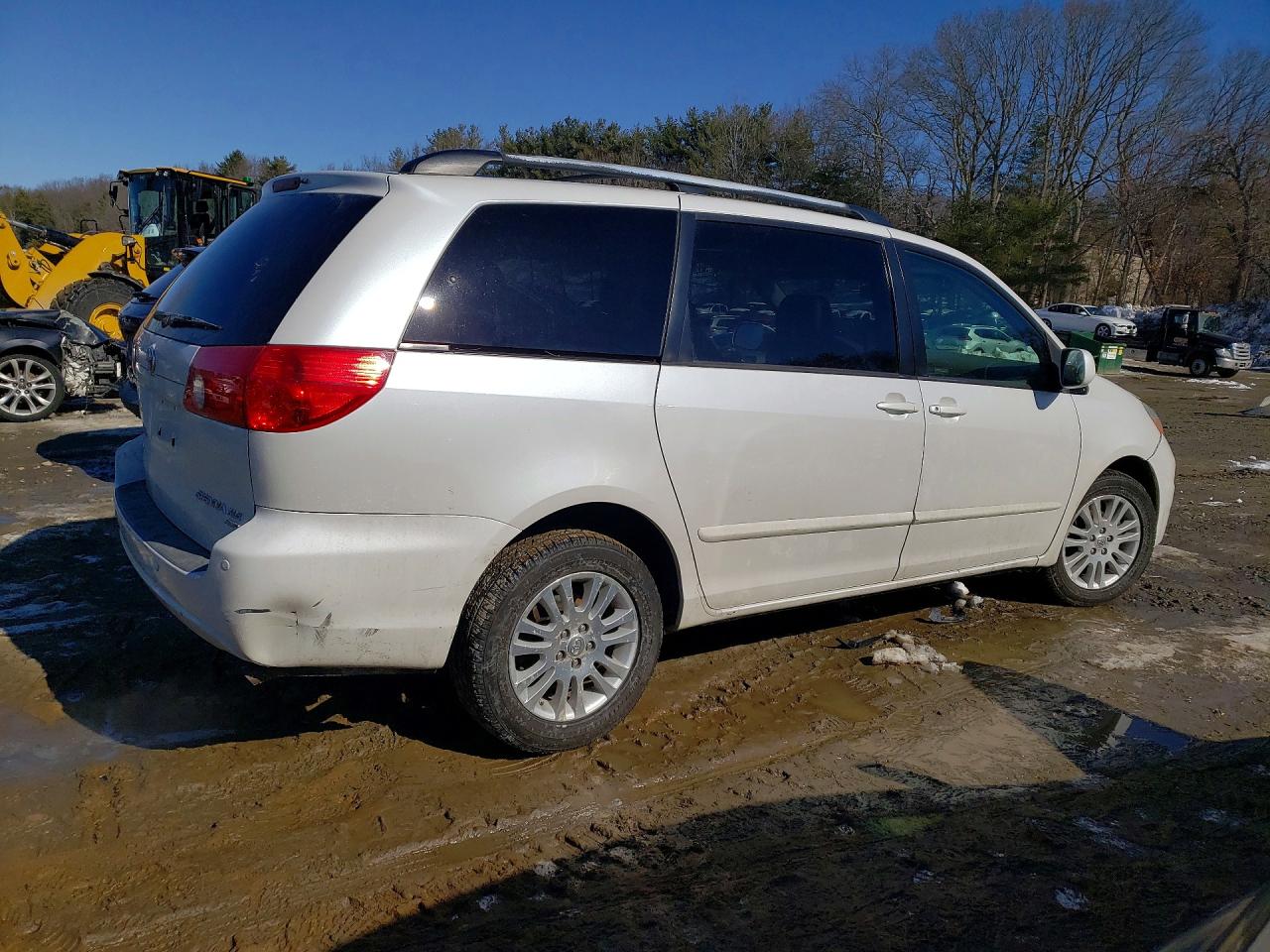 2008 Toyota Sienna Xle White vin: 5TDBK22C08S019968
