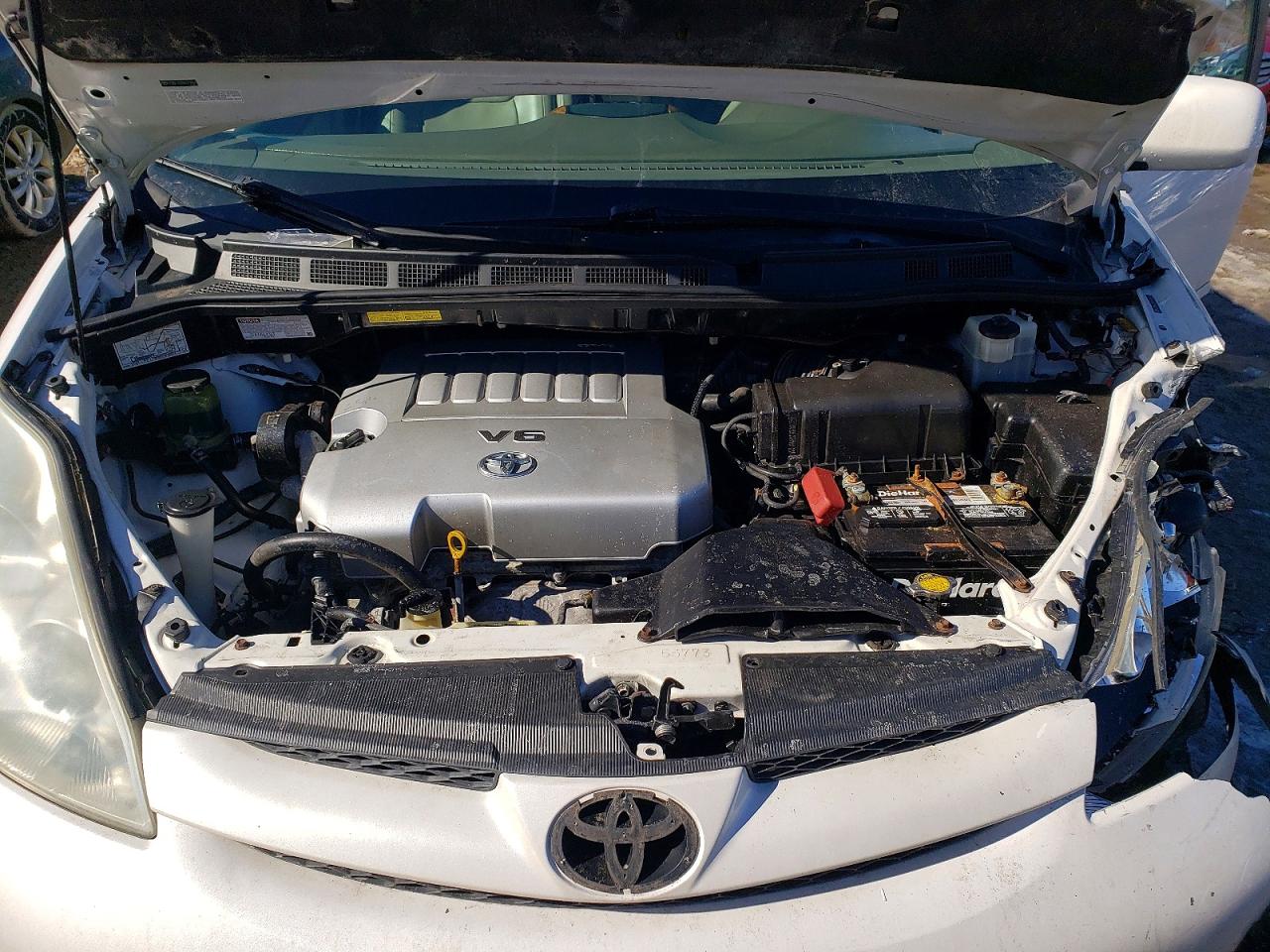 2008 Toyota Sienna Xle White vin: 5TDBK22C08S019968