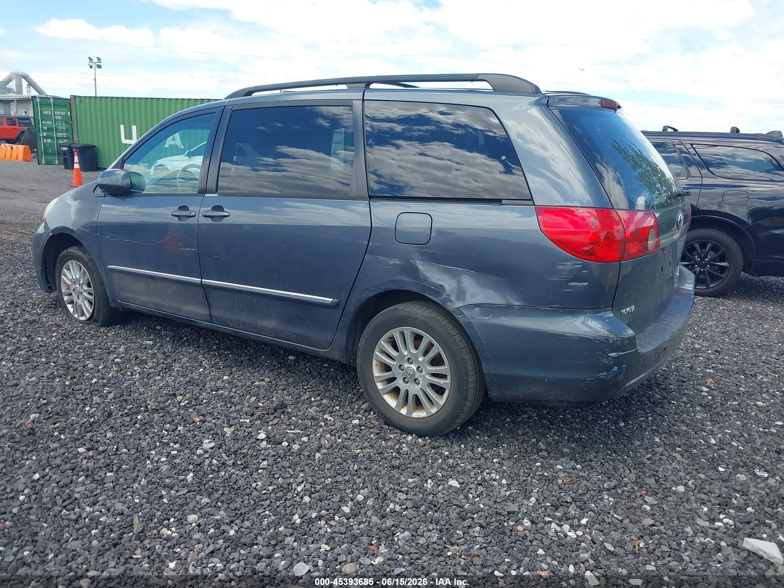 2007 Toyota Sienna Xle Limited Gray vin: 5TDBK22C17S005687