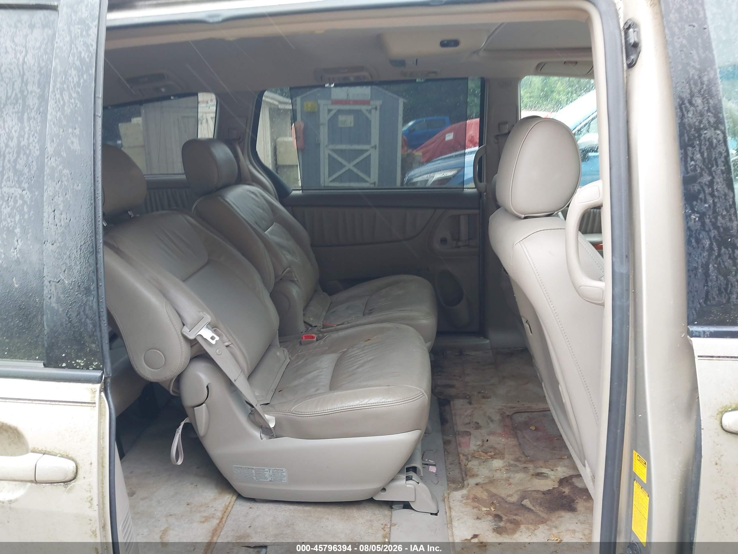 2007 Toyota Sienna Xle Limited Gold vin: 5TDBK22C17S006516