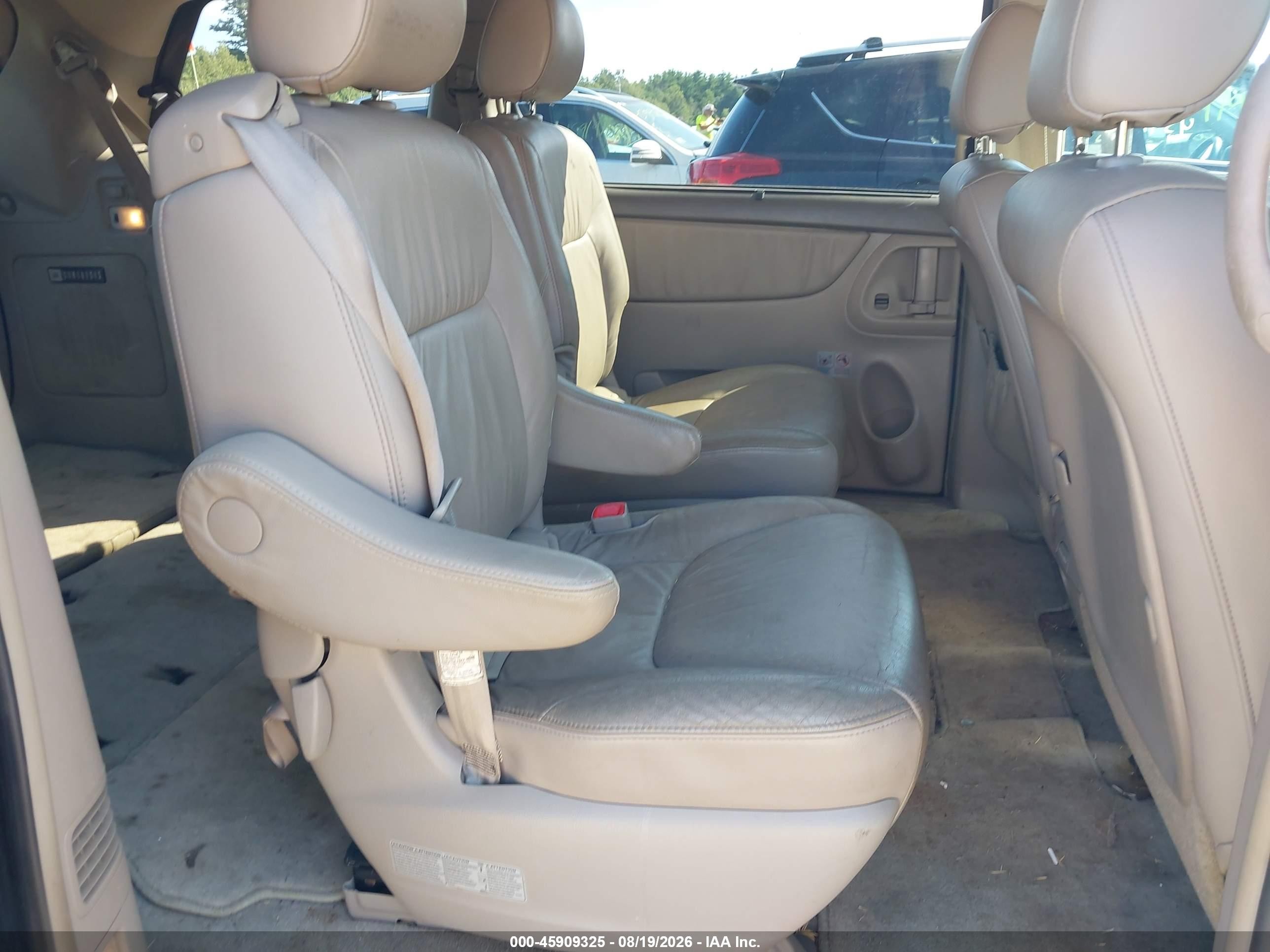 2007 Toyota Sienna Xle Limited Синий vin: 5TDBK22C17S007181