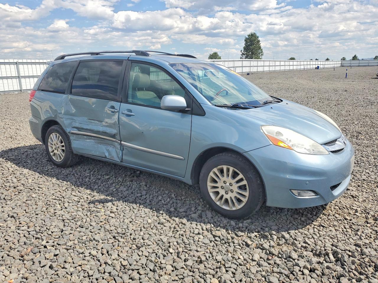 2008 Toyota Sienna Xle Limited Blue vin: 5TDBK22C18S019266